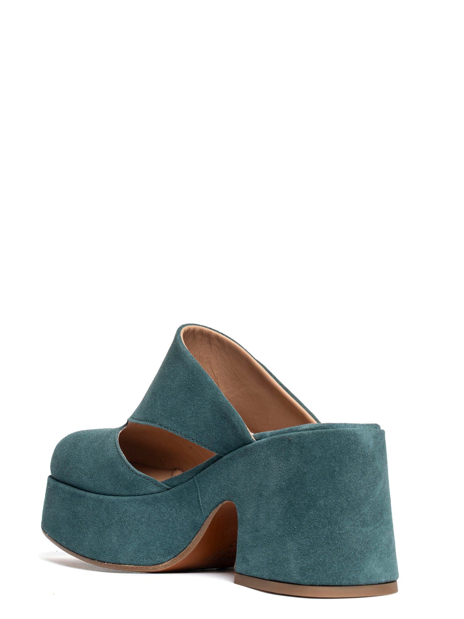 Zeppe in camoscio ottanio 2749