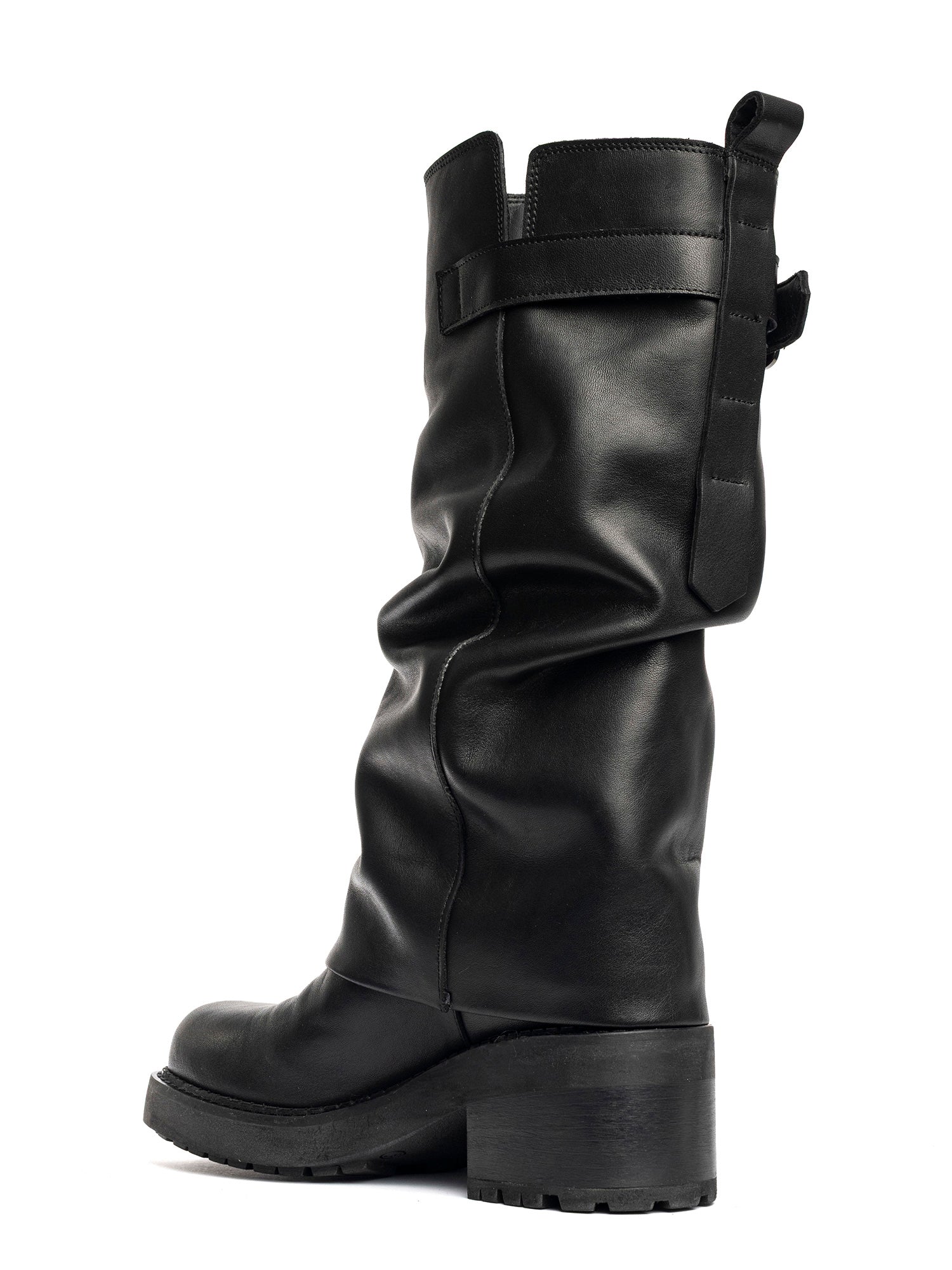 Biker in vitello asport nero 2828