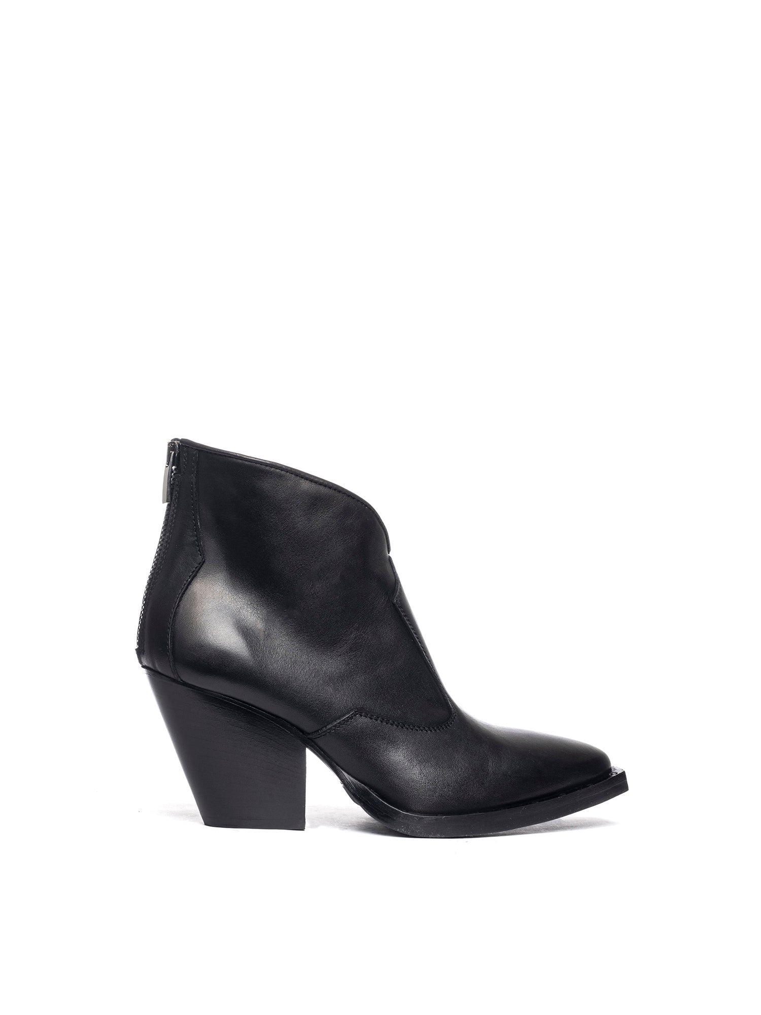 Tronchetti texani in vitello nero 2066