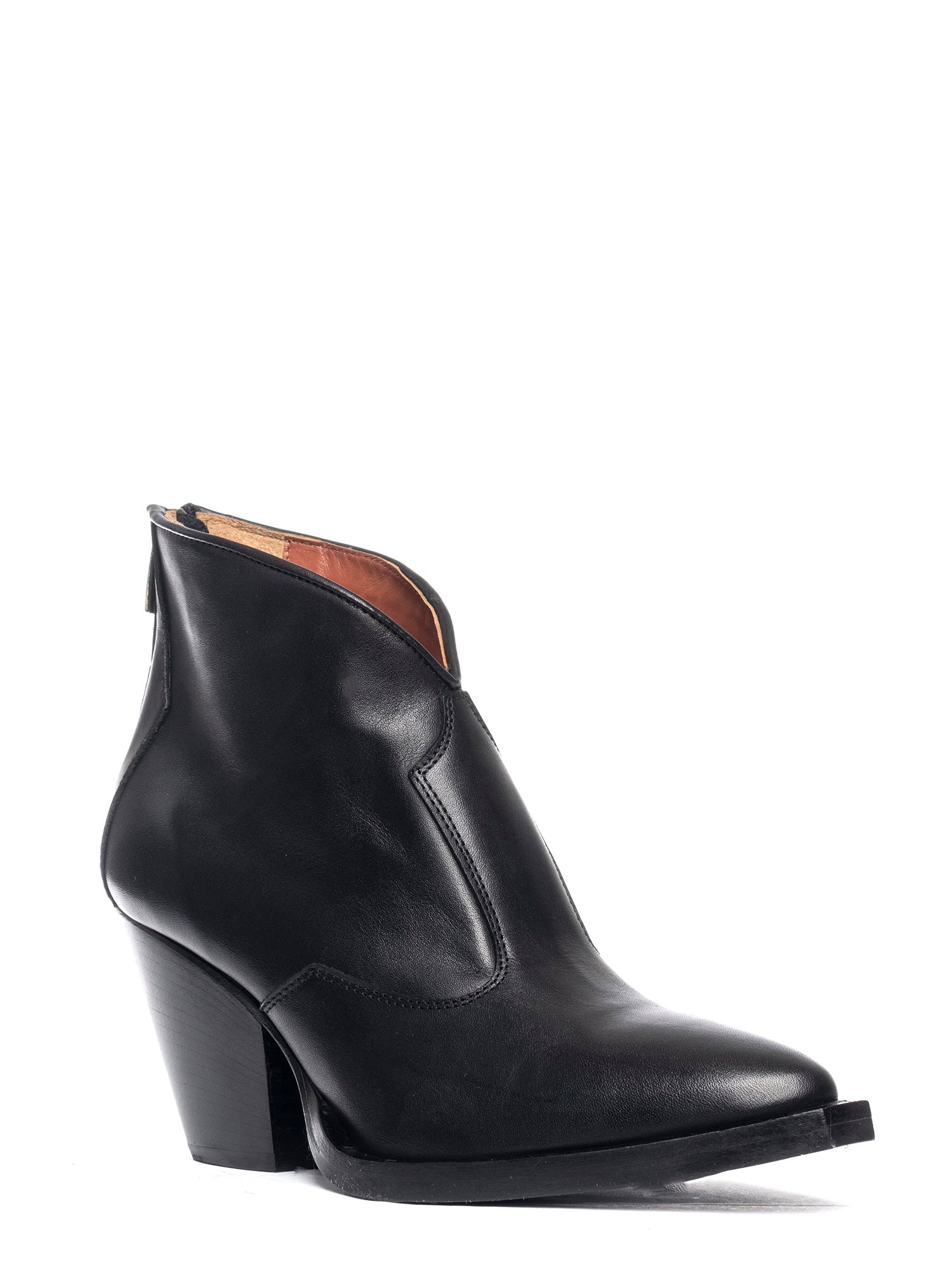 Tronchetti texani in vitello nero 2066