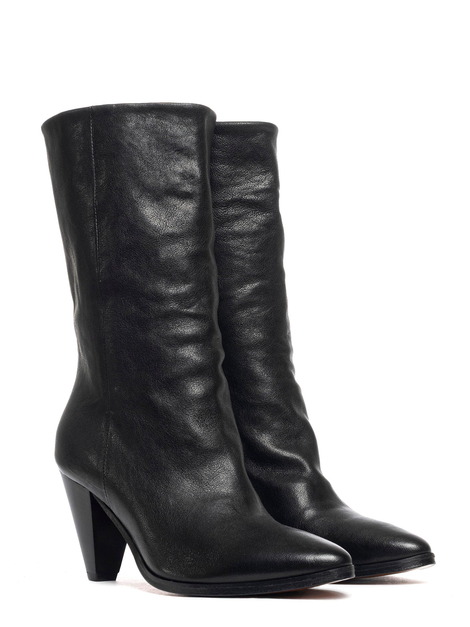 Stivali in vitello nero 2710