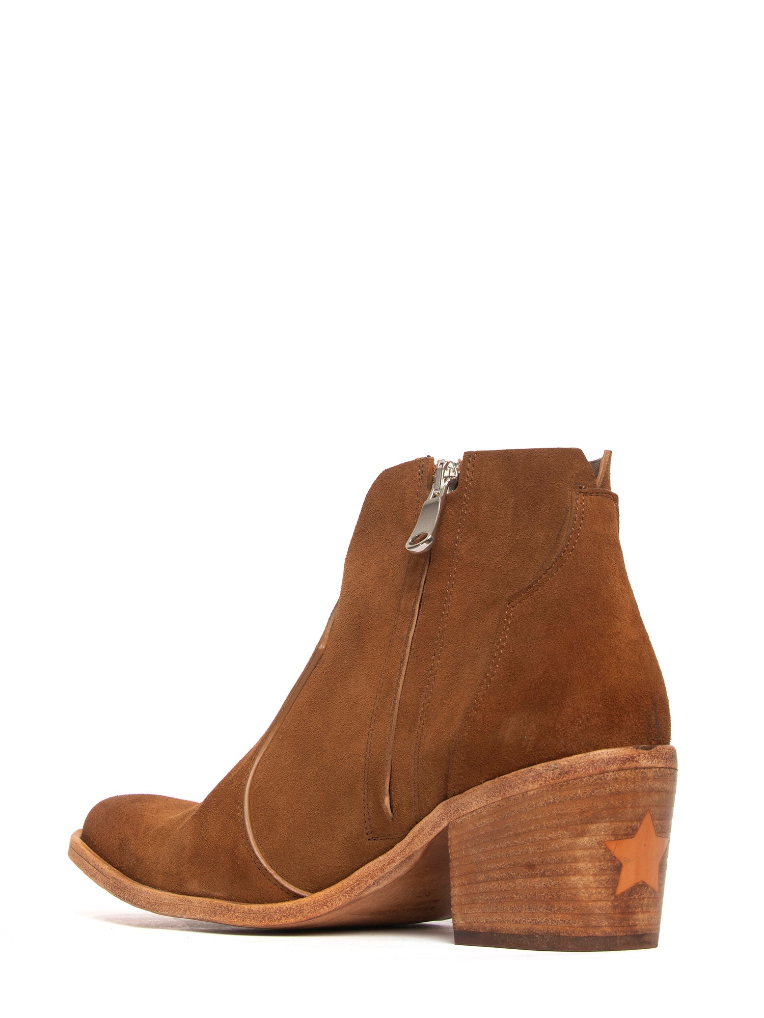 Tronchetti texani in camoscio whiskey 2722