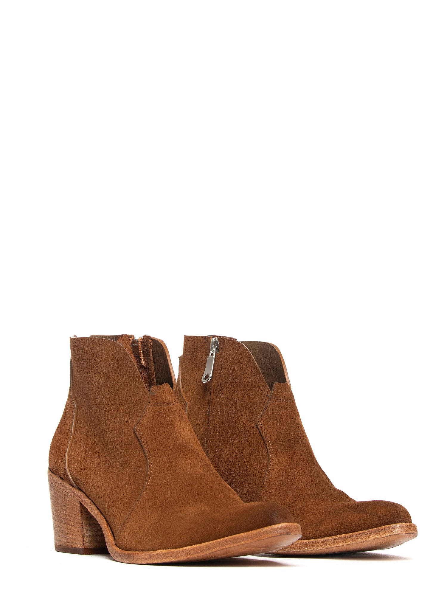 Tronchetti texani in camoscio whiskey 2722