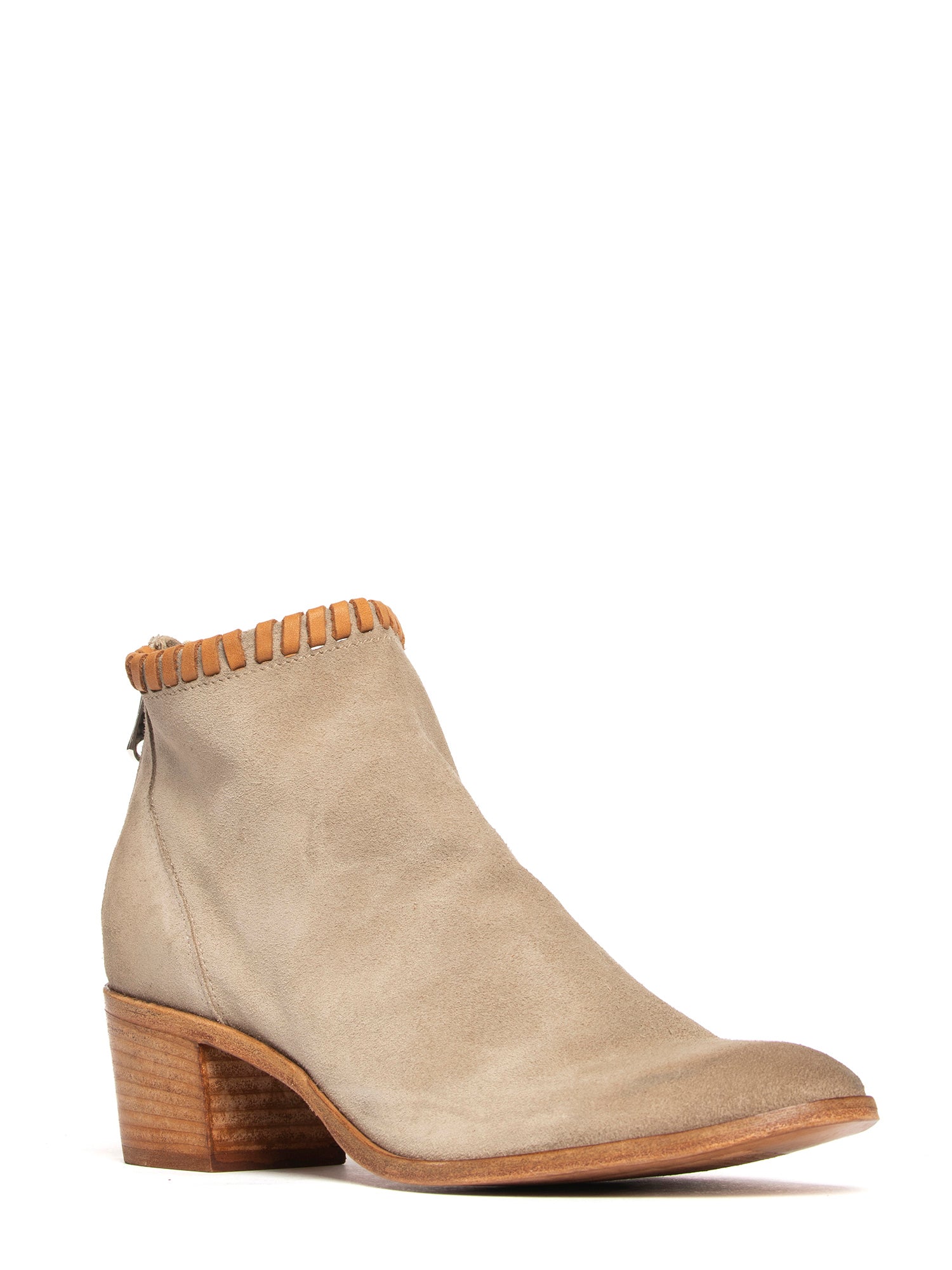 Tronchetti in camoscio beige 2724