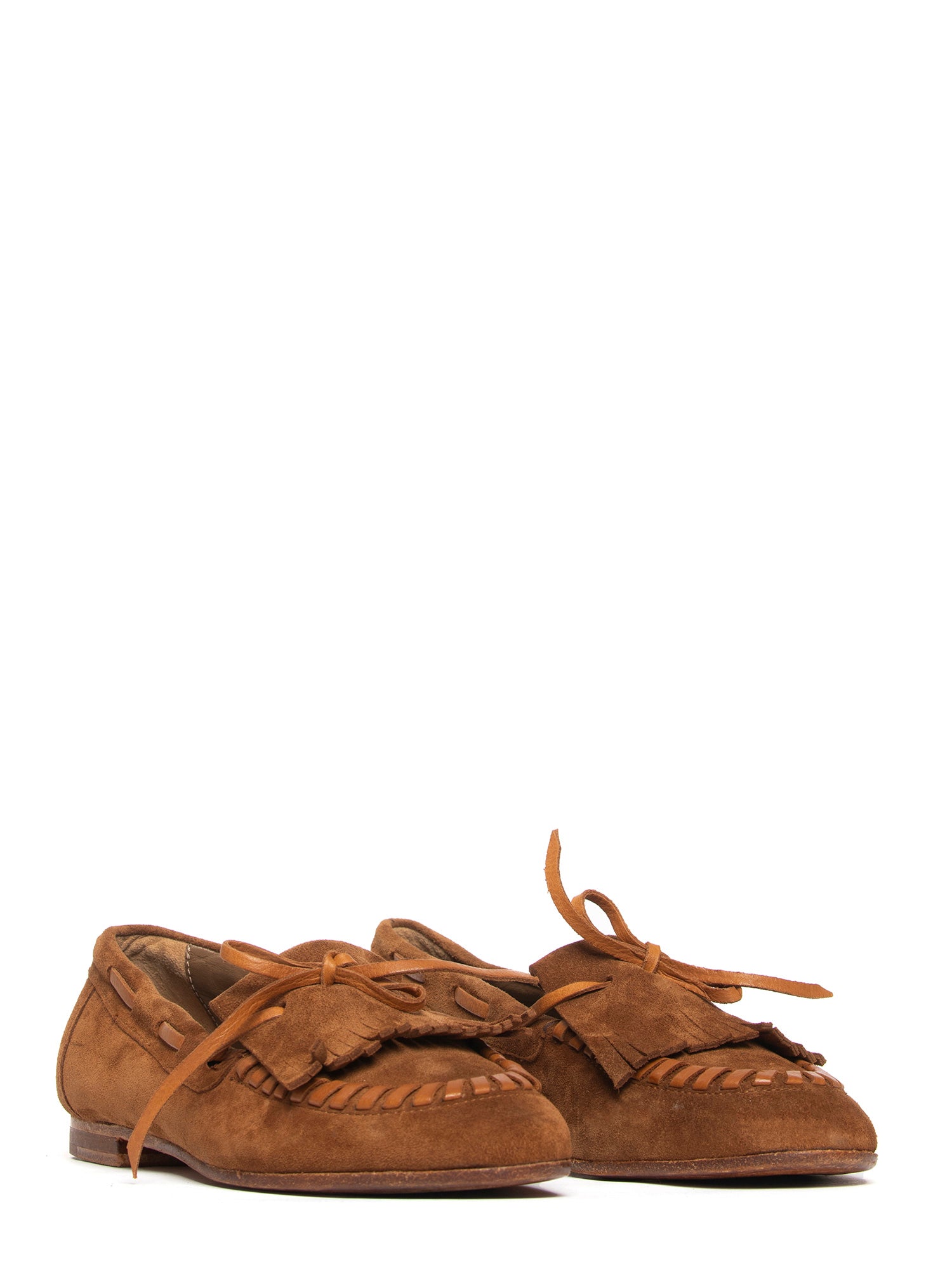 Mocassini in camoscio whiskey 2733