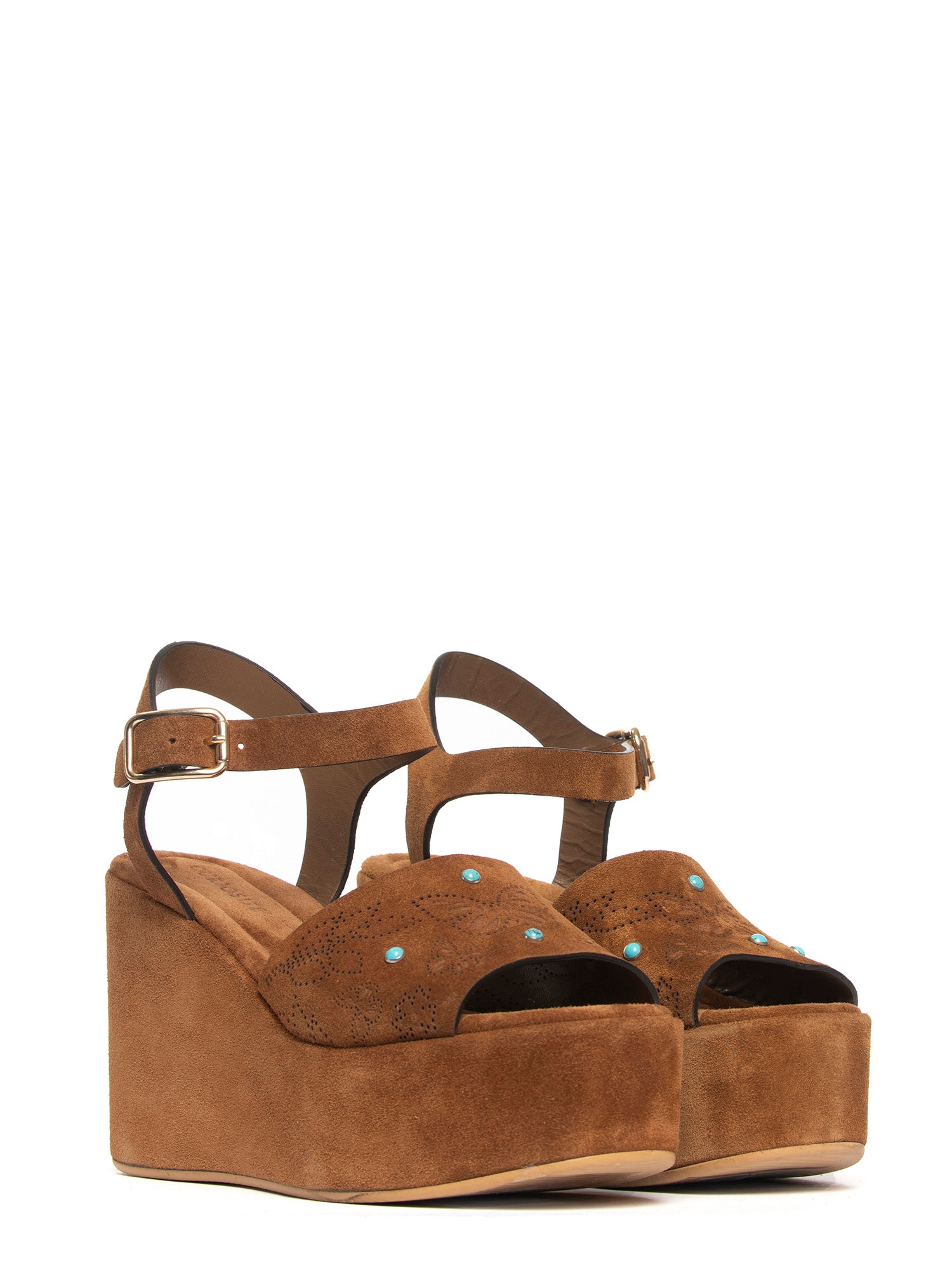 Zeppe in camoscio whiskey 2742