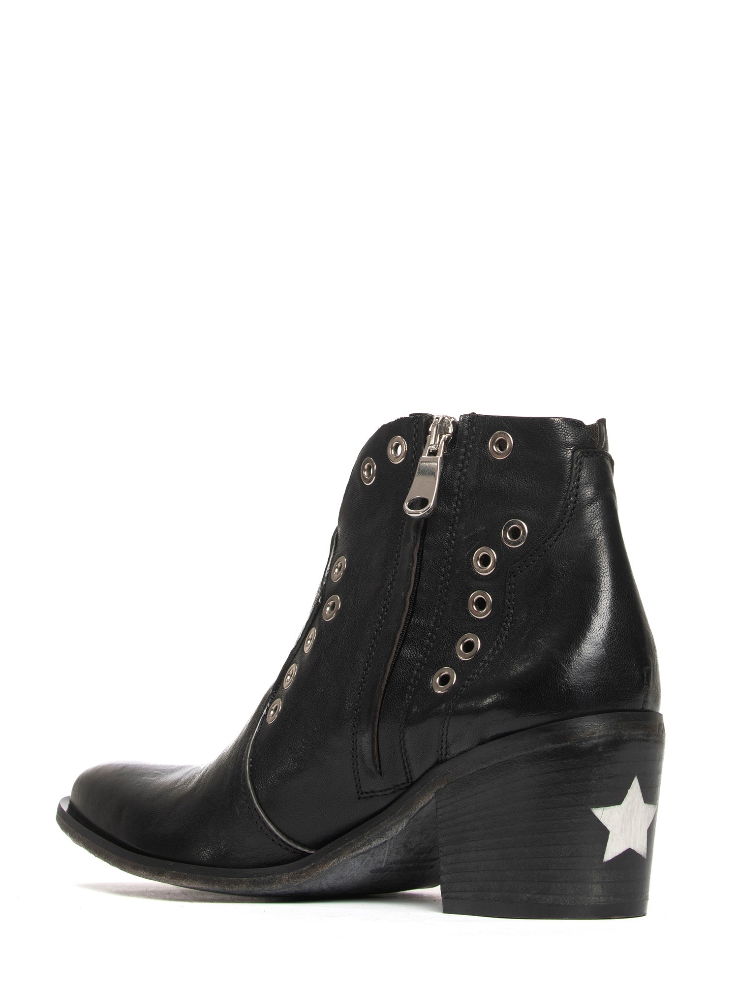 Tronchetti texani in vitello nero 2763