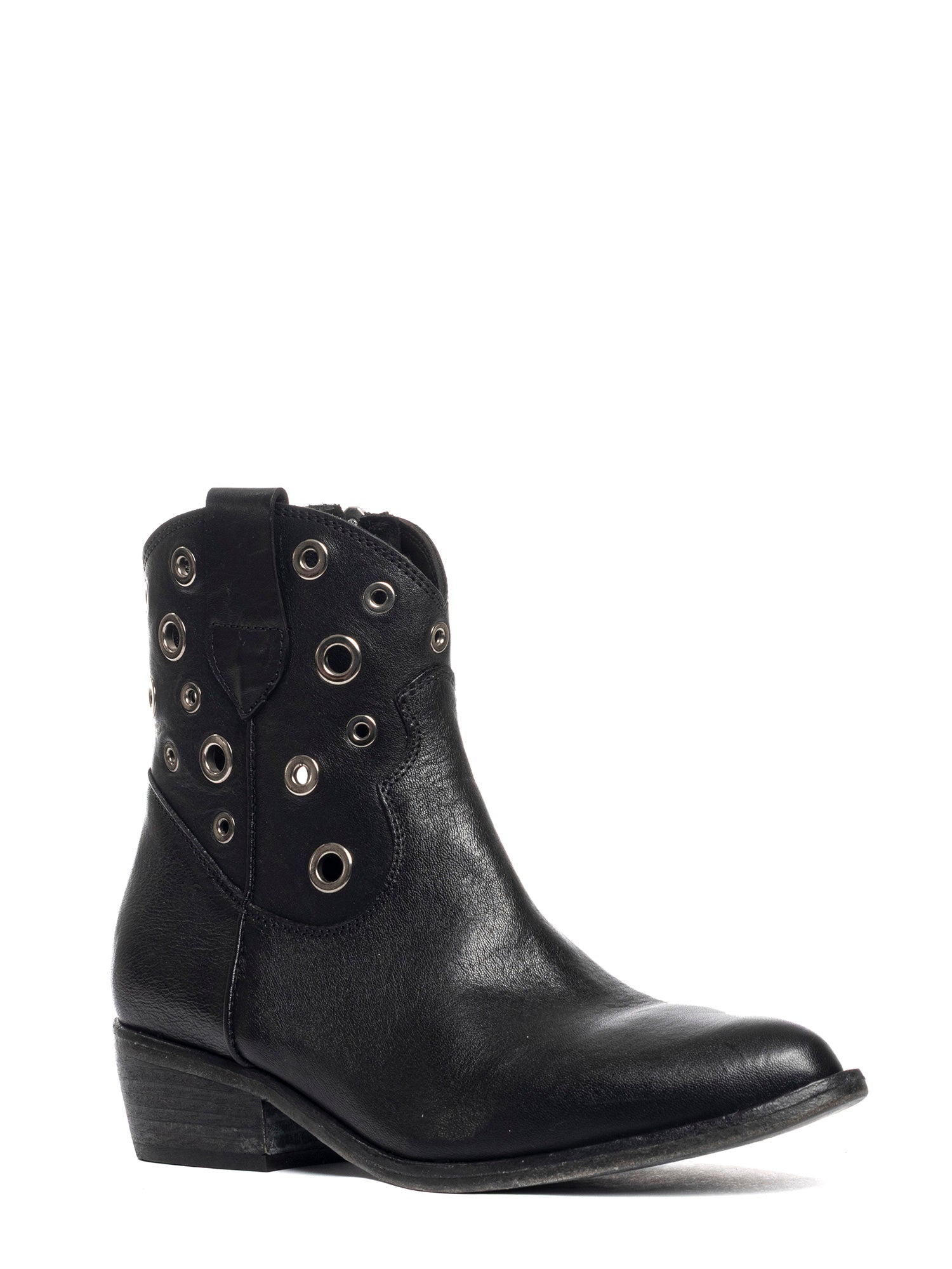 Tronchetti texani in vitello nero 2767