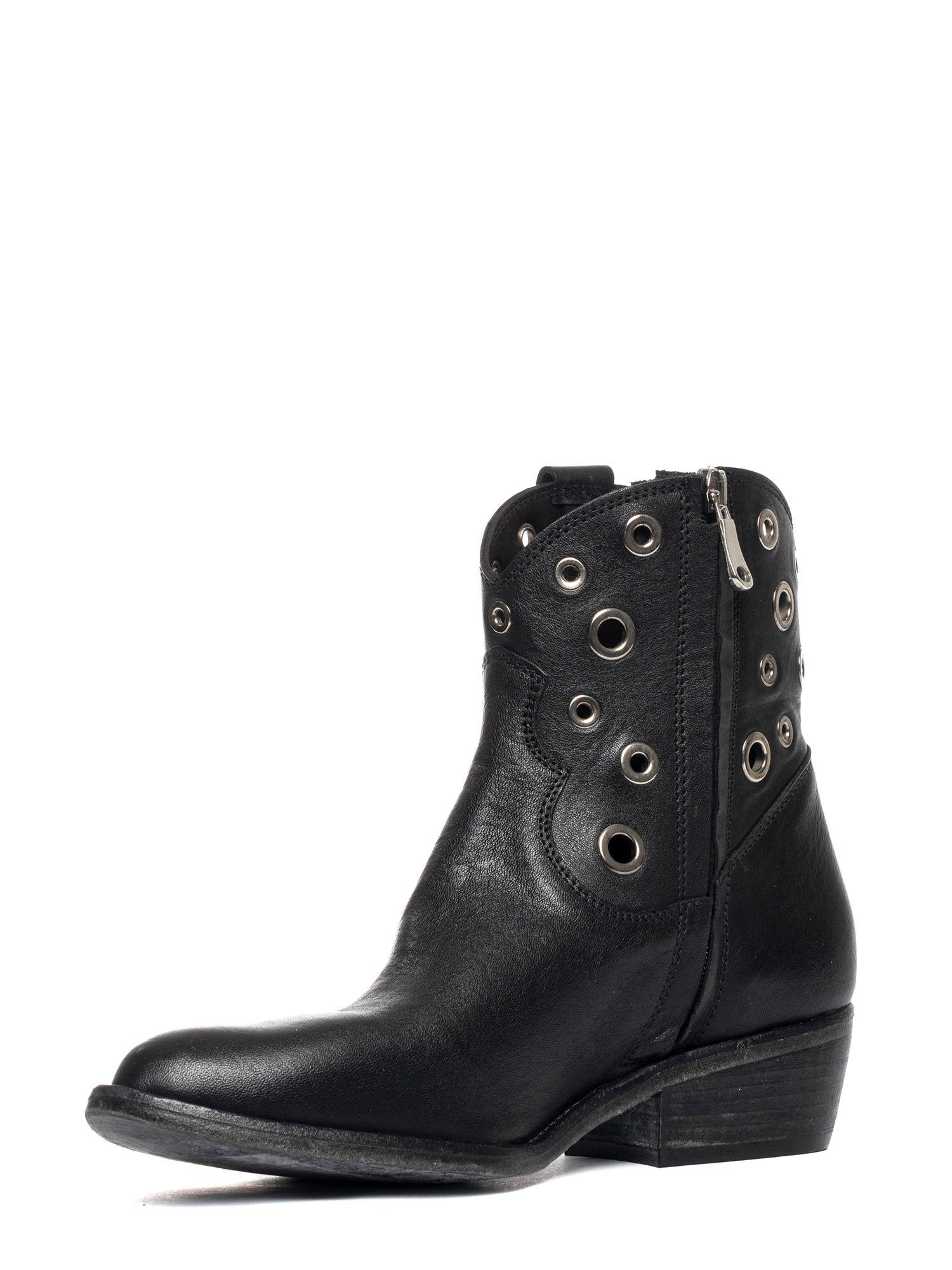 Tronchetti texani in vitello nero 2767