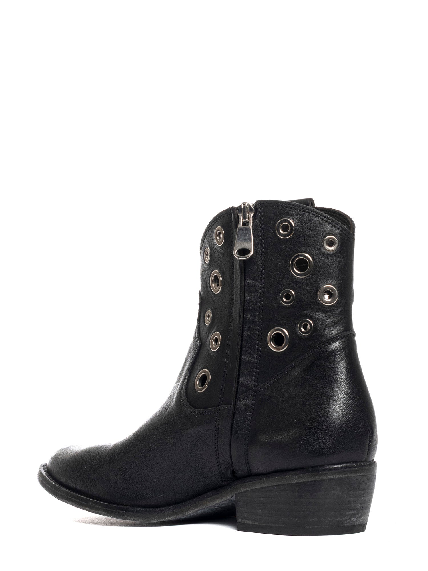 Tronchetti texani in vitello nero 2767