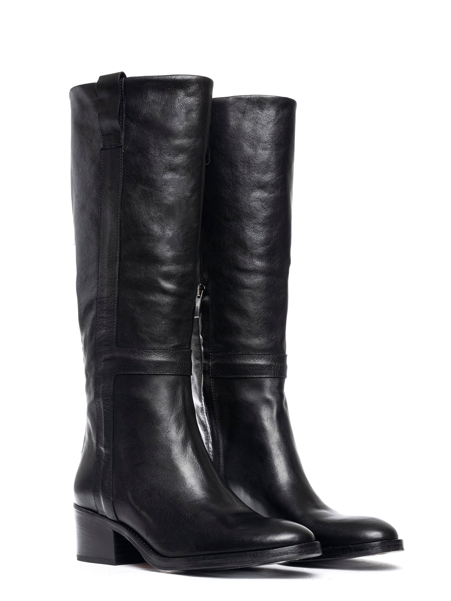 Stivali in vitello nero 2807