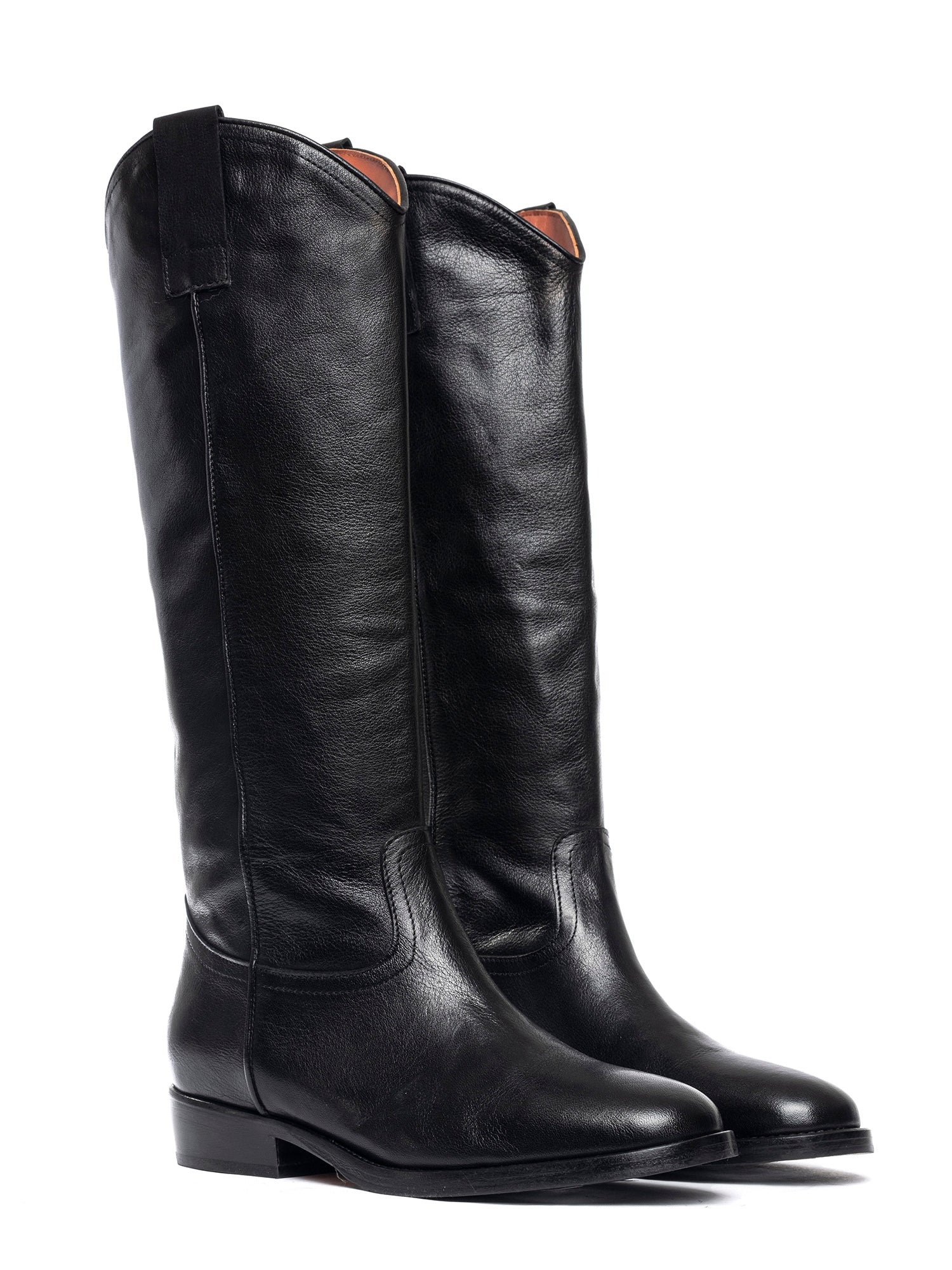 Stivali in vitello nero 2817