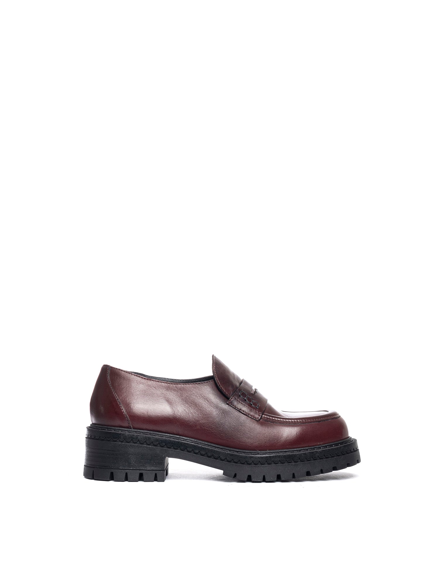 Mocassini in vitello bordeaux 2823