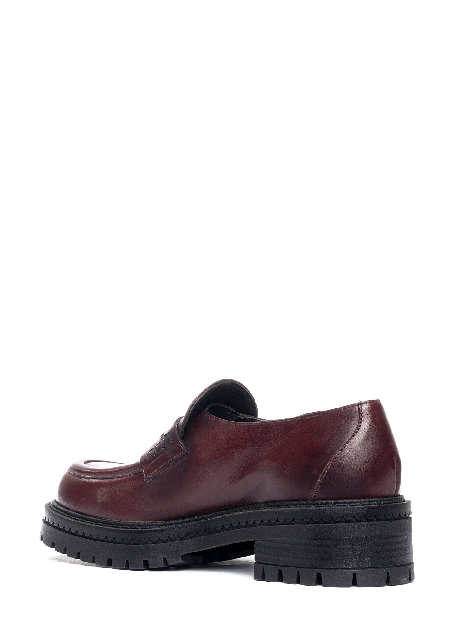 Mocassini in vitello bordeaux 2823