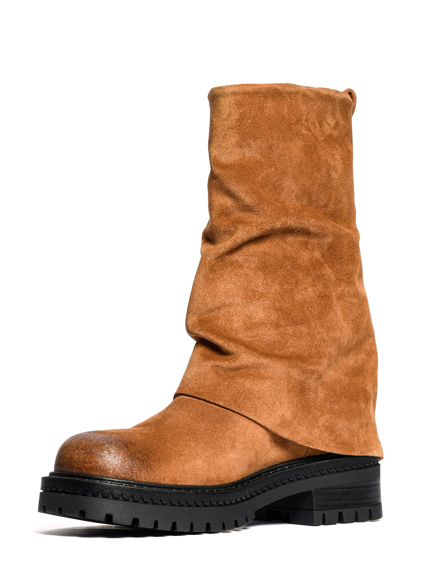 Biker in camoscio cuoio 2825