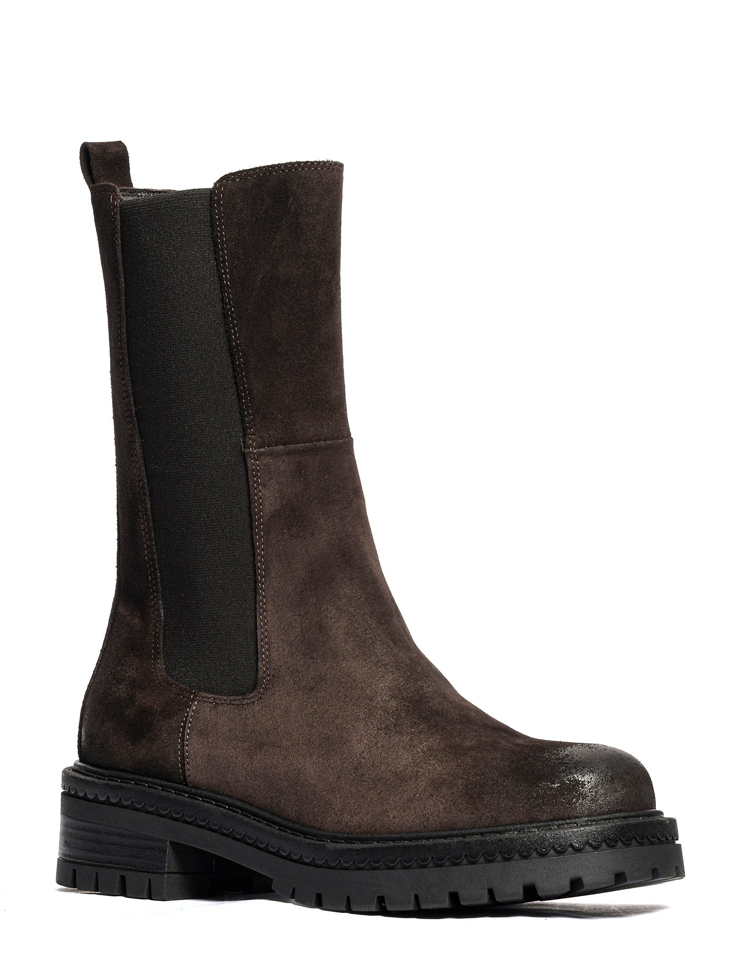 Beatles in camoscio testa di moro 2826