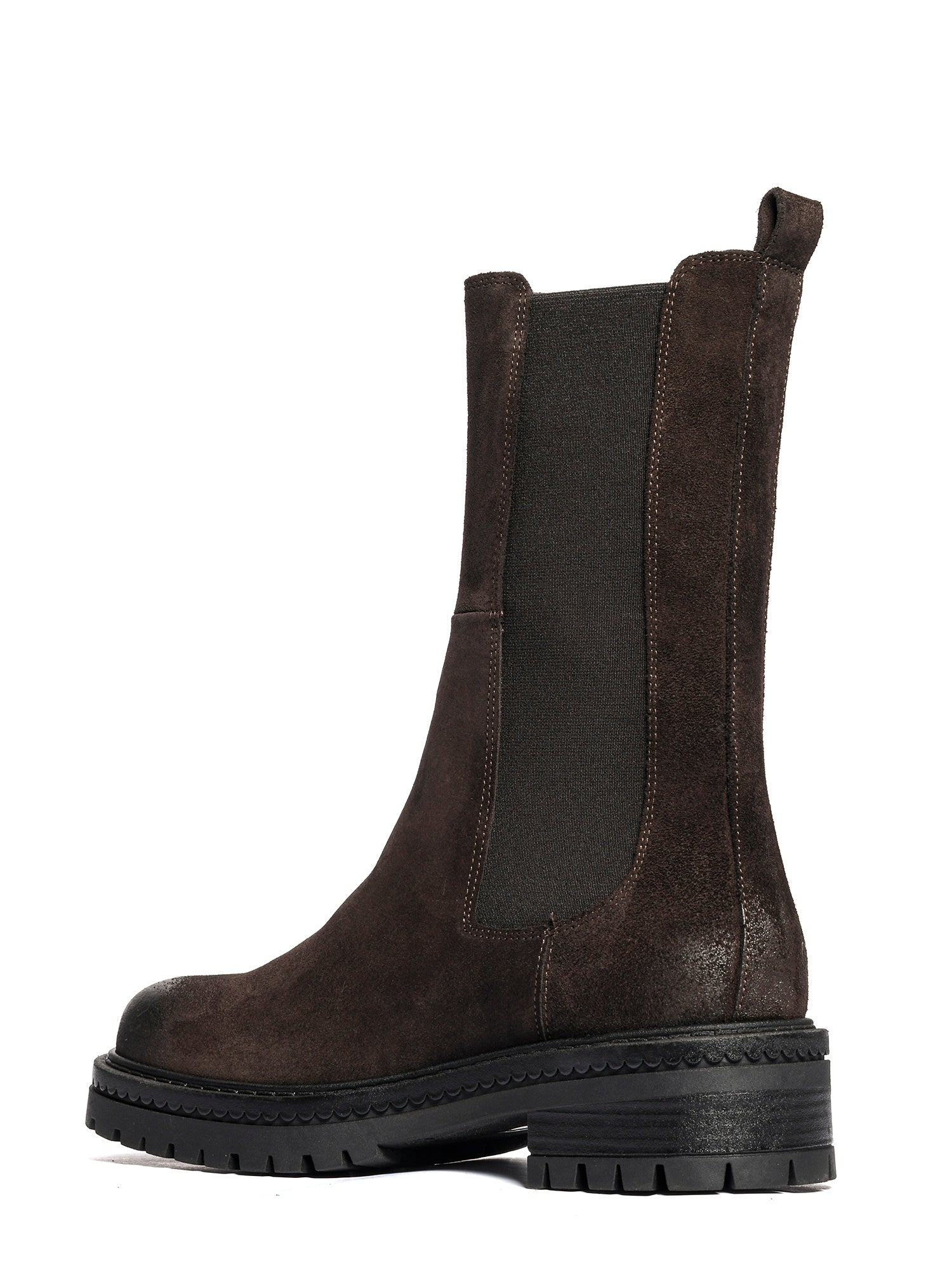 Beatles in camoscio testa di moro 2826