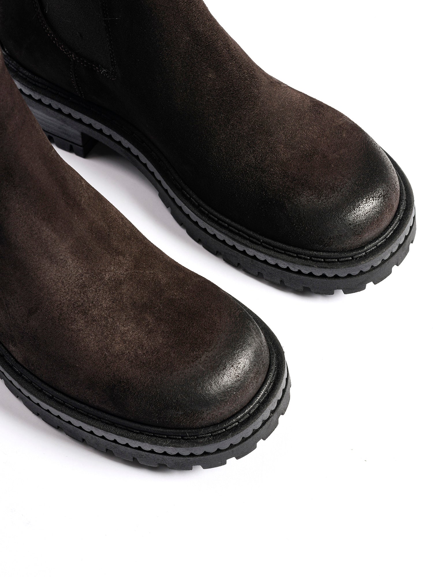 Beatles in camoscio testa di moro 2826