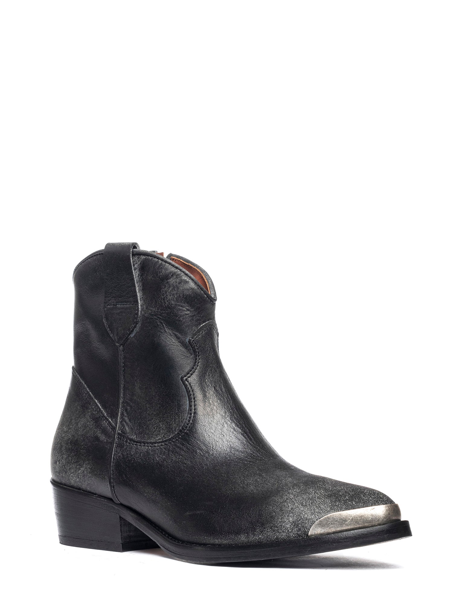 Tronchetti texani in vitello nero 2837
