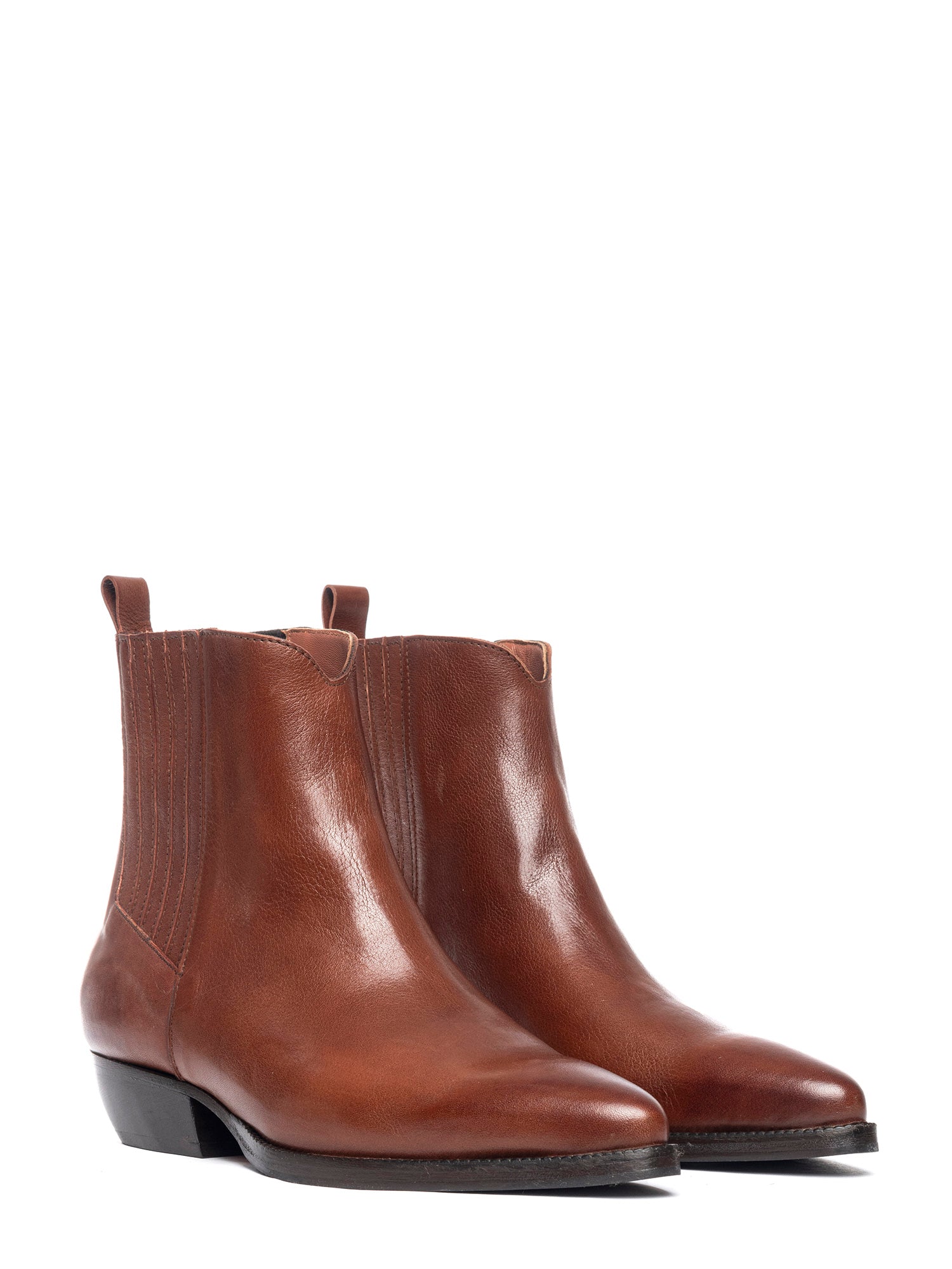 Tronchetti texani beatles in vitello rovere 2847