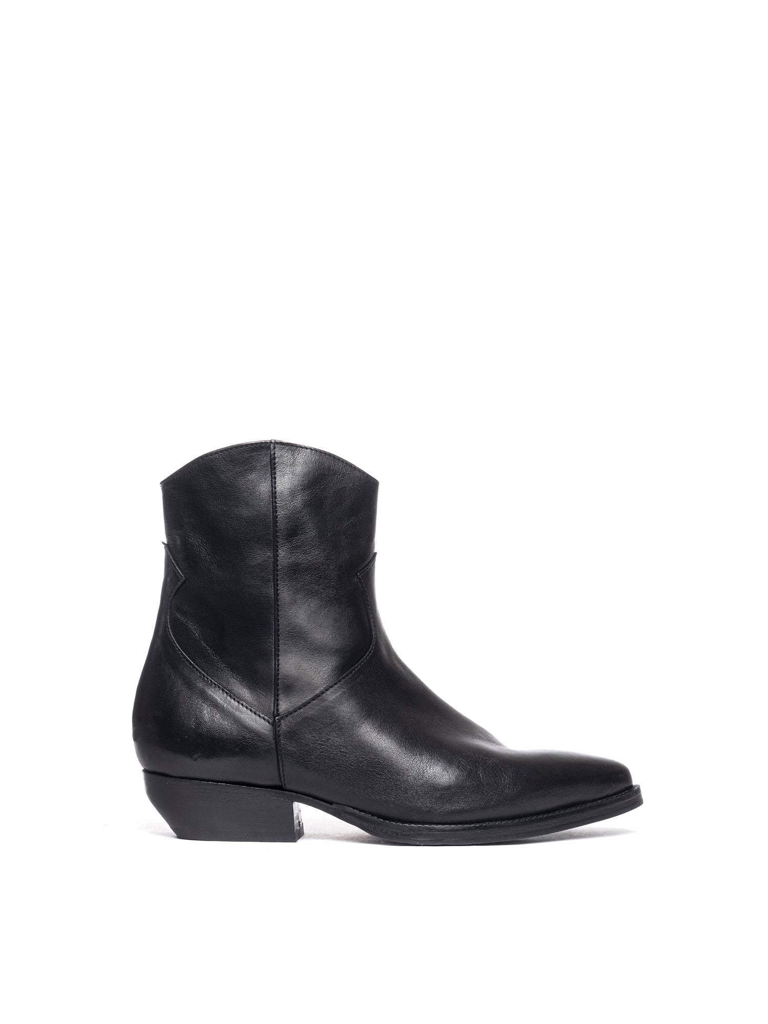 Tronchetti texani in vitello nero 2848