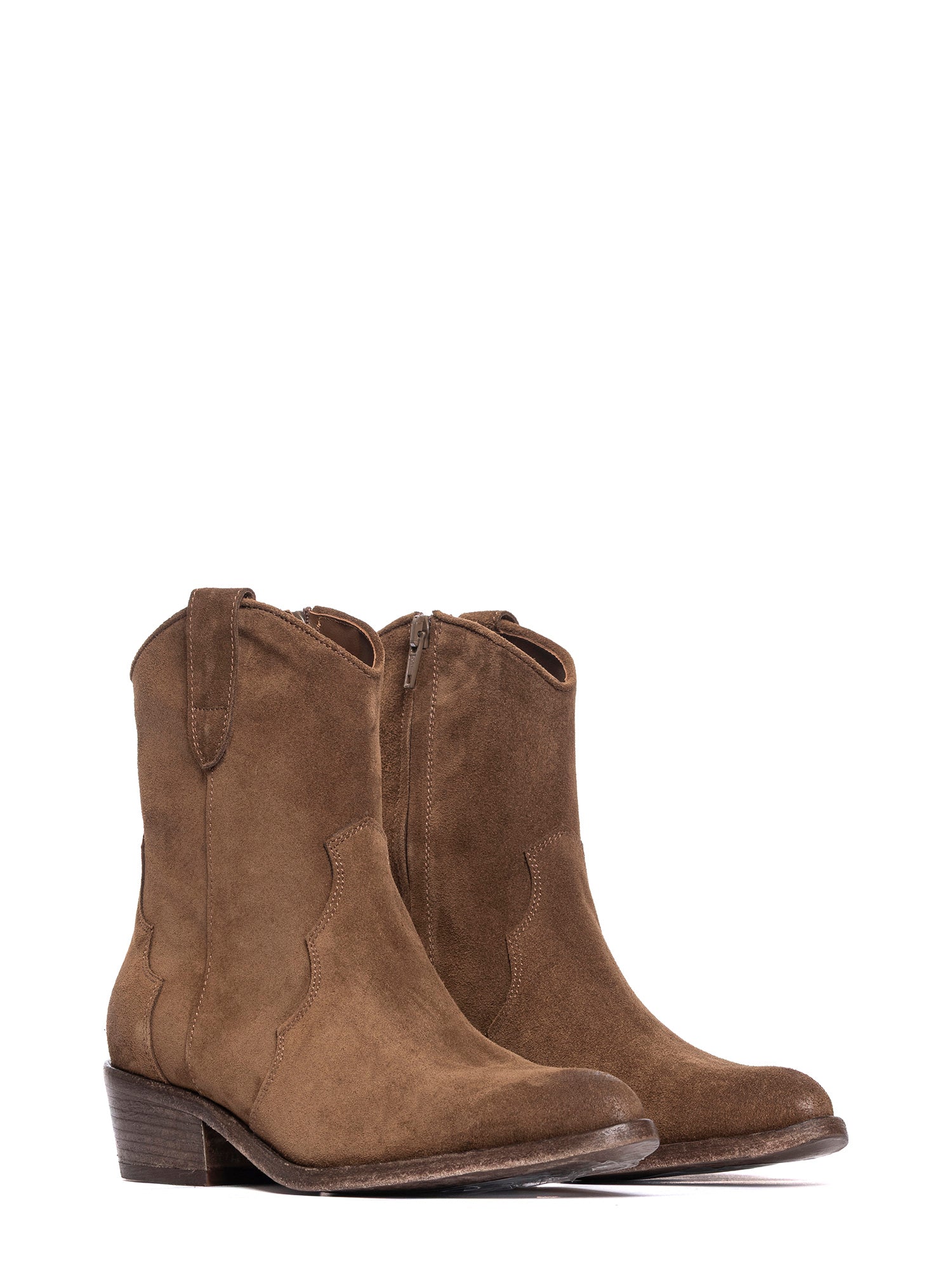 Tronchetti texani in camoscio antilope 2919