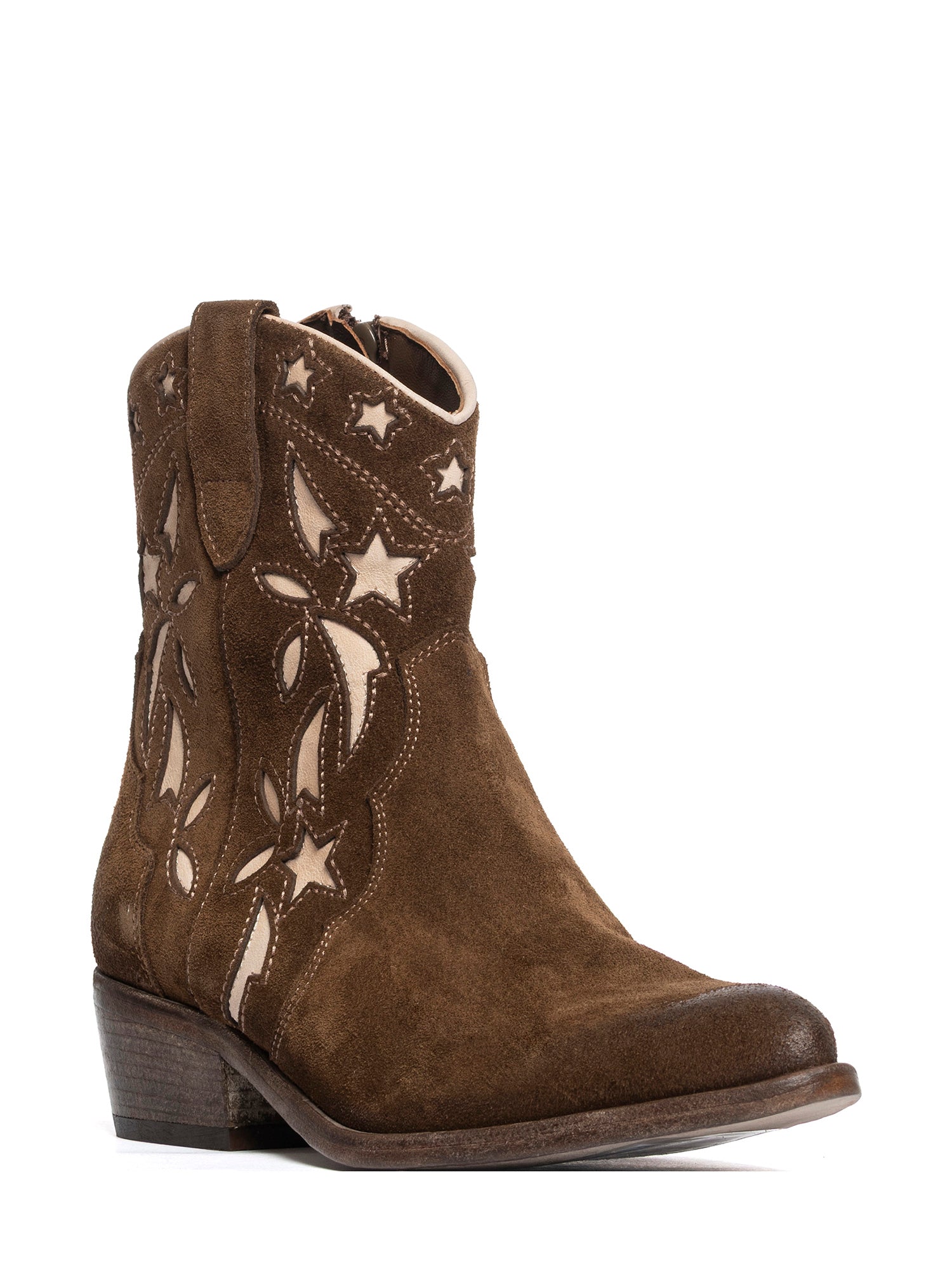 Tronchetti texani in camoscio antilope 2920