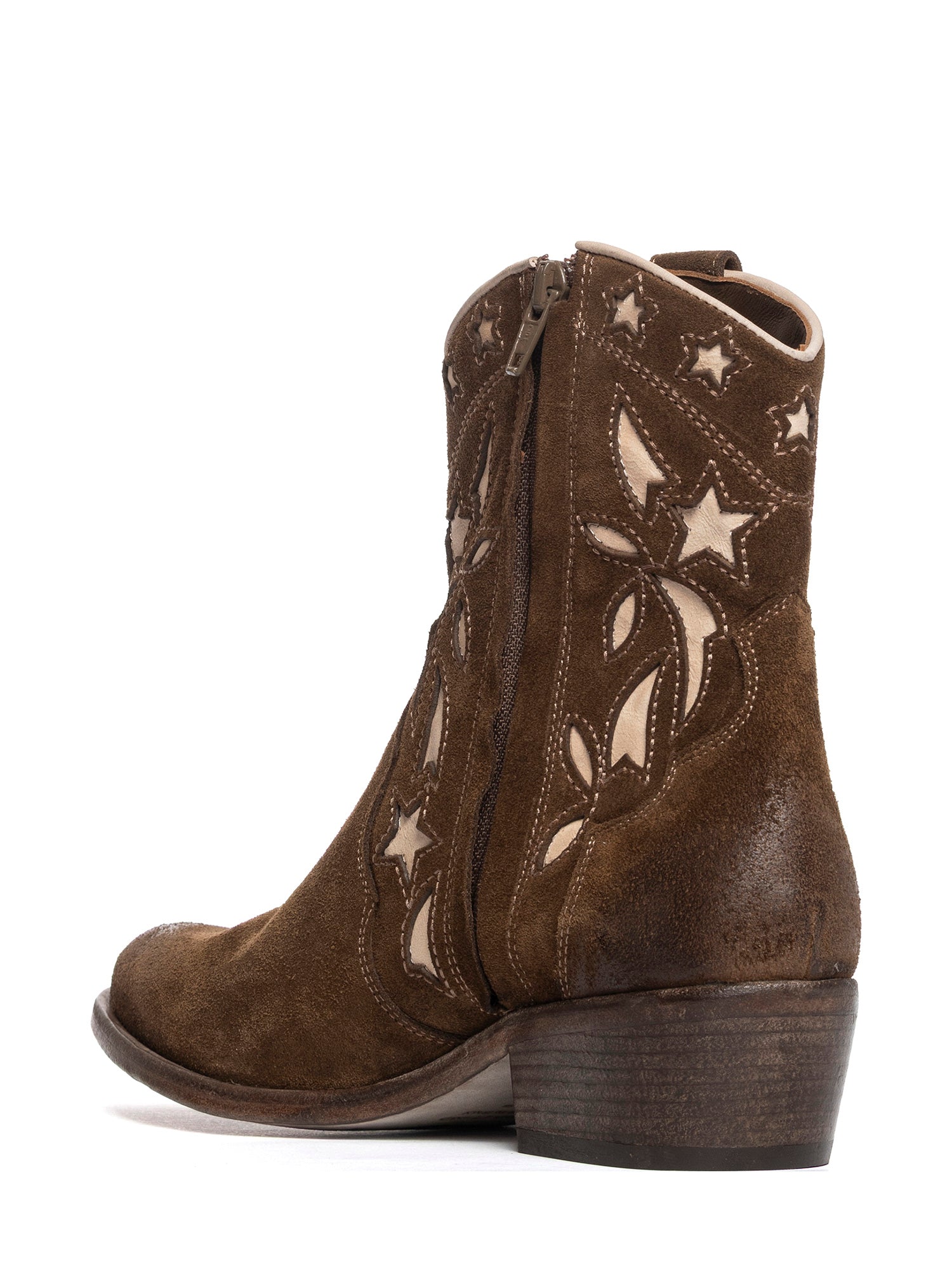 Tronchetti texani in camoscio antilope 2920