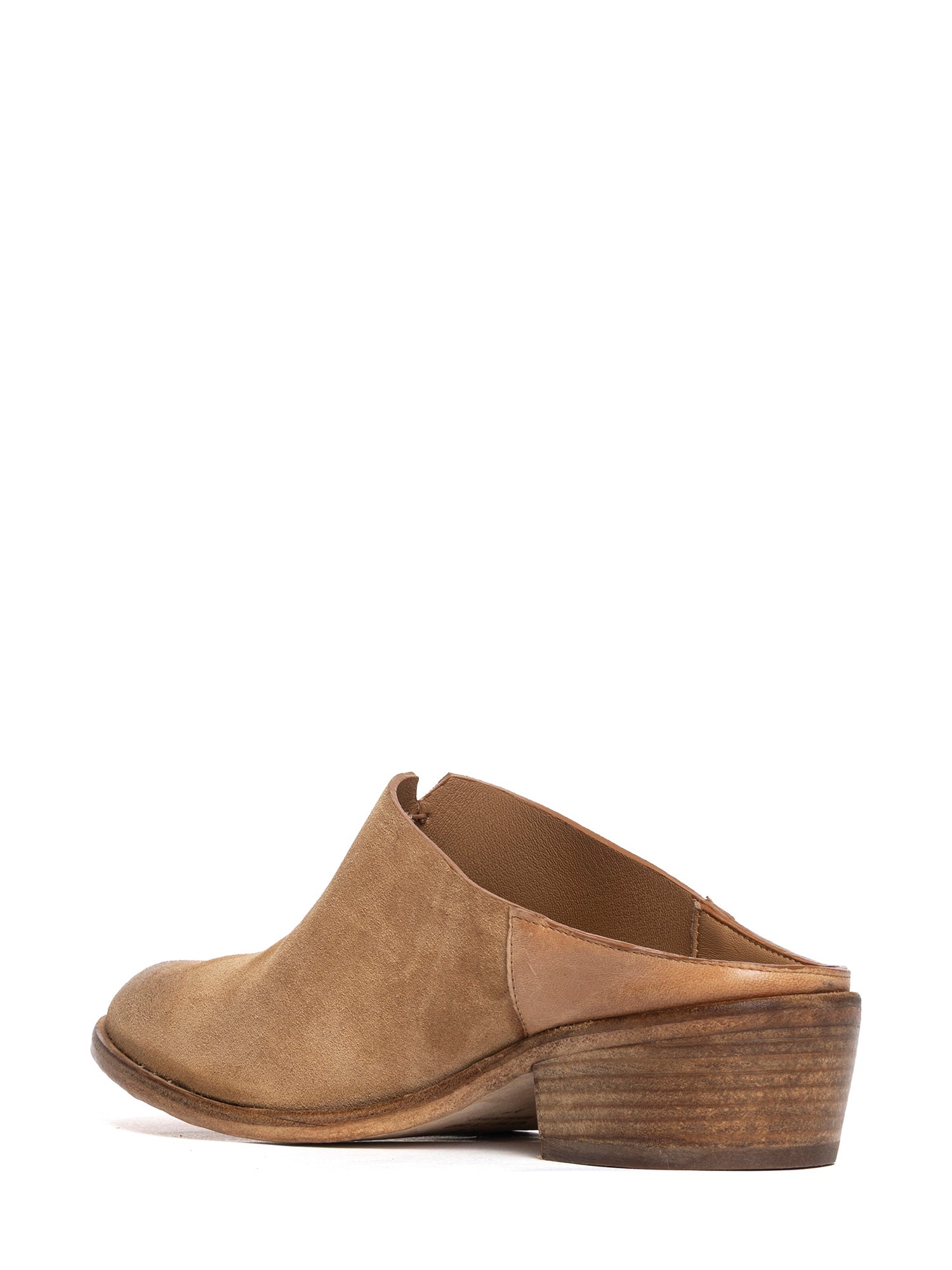 Sabot in camoscio cuoio 2921