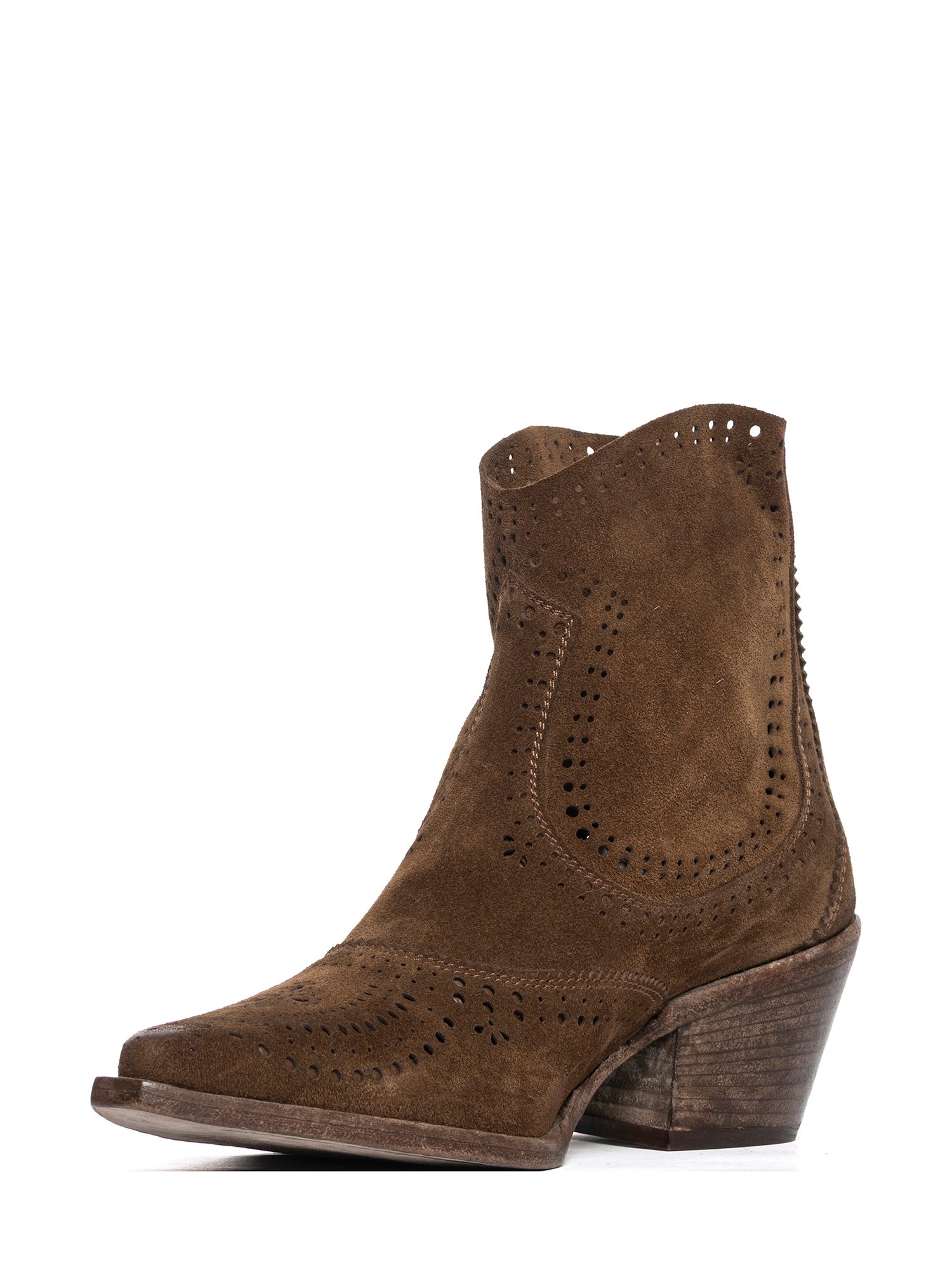 Antelope Suede Texan Ankle Boots 2926