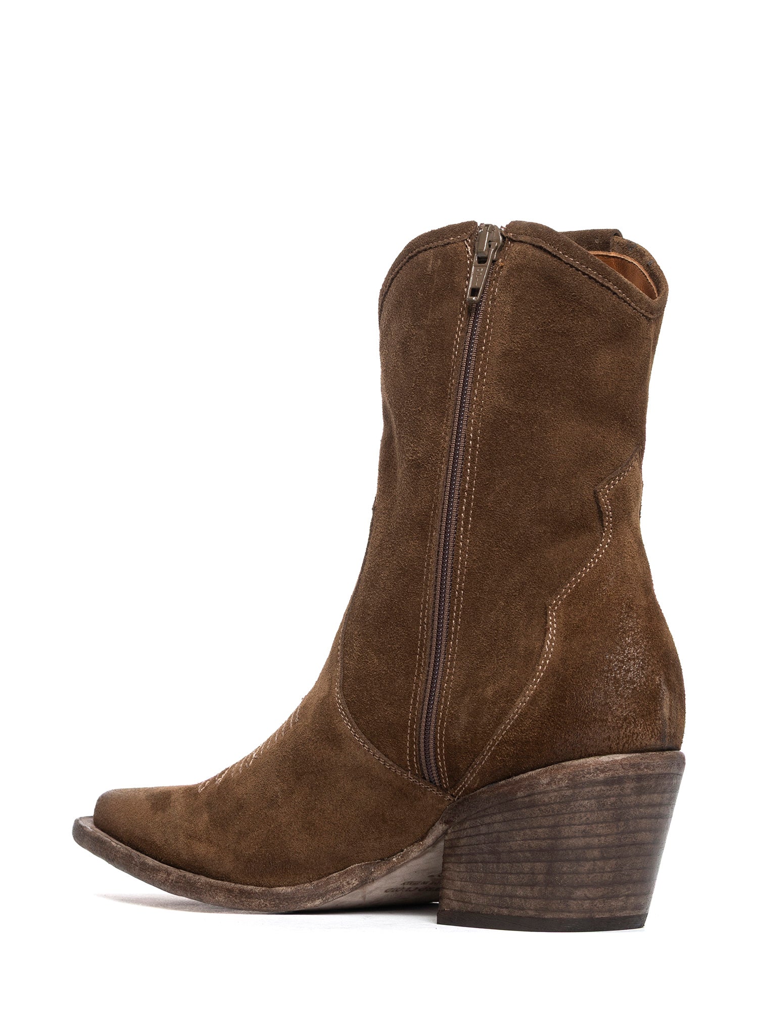 Antelope Suede Texan Ankle Boots 2932