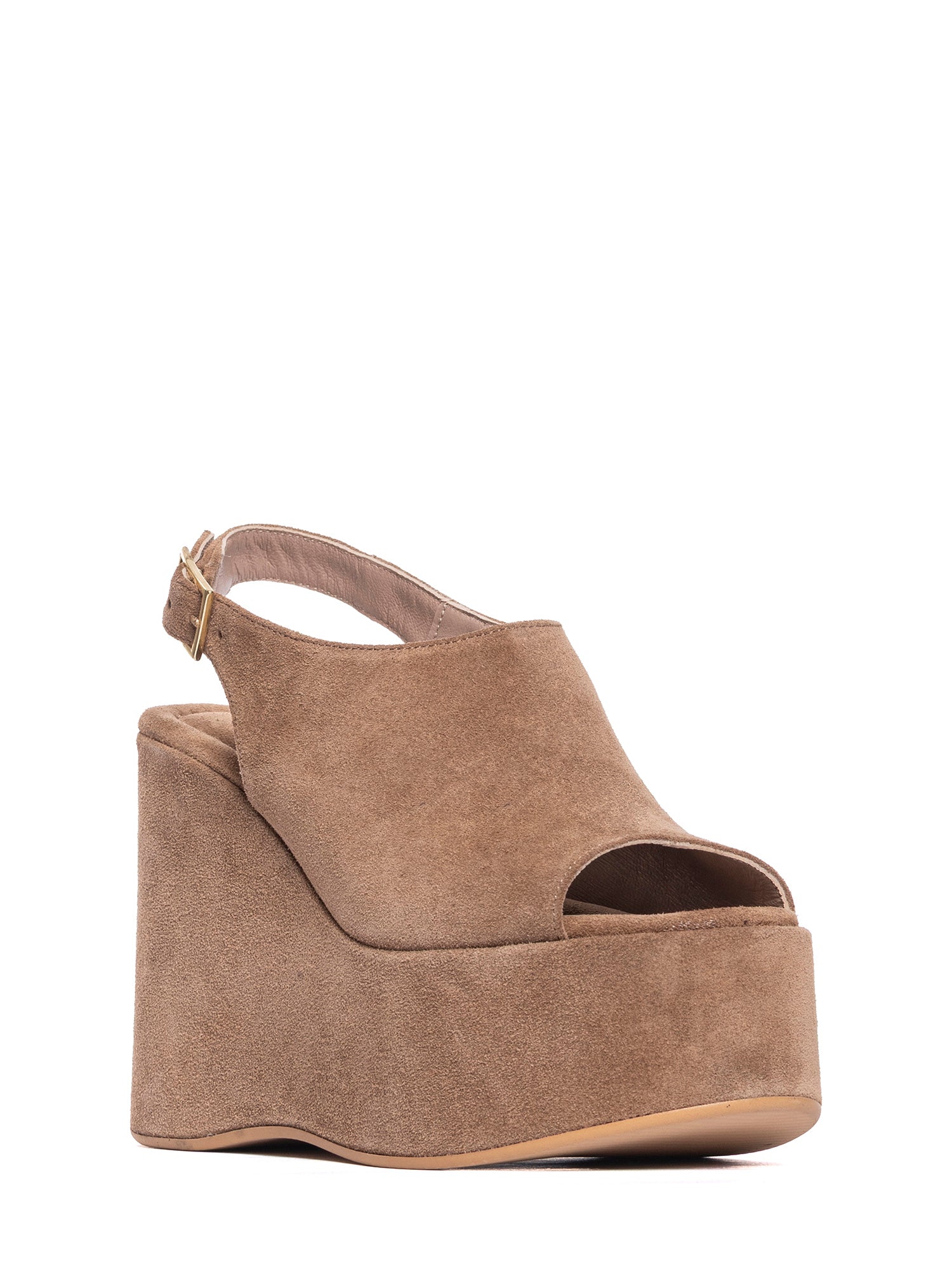 Zeppe in camoscio cappuccino 2952