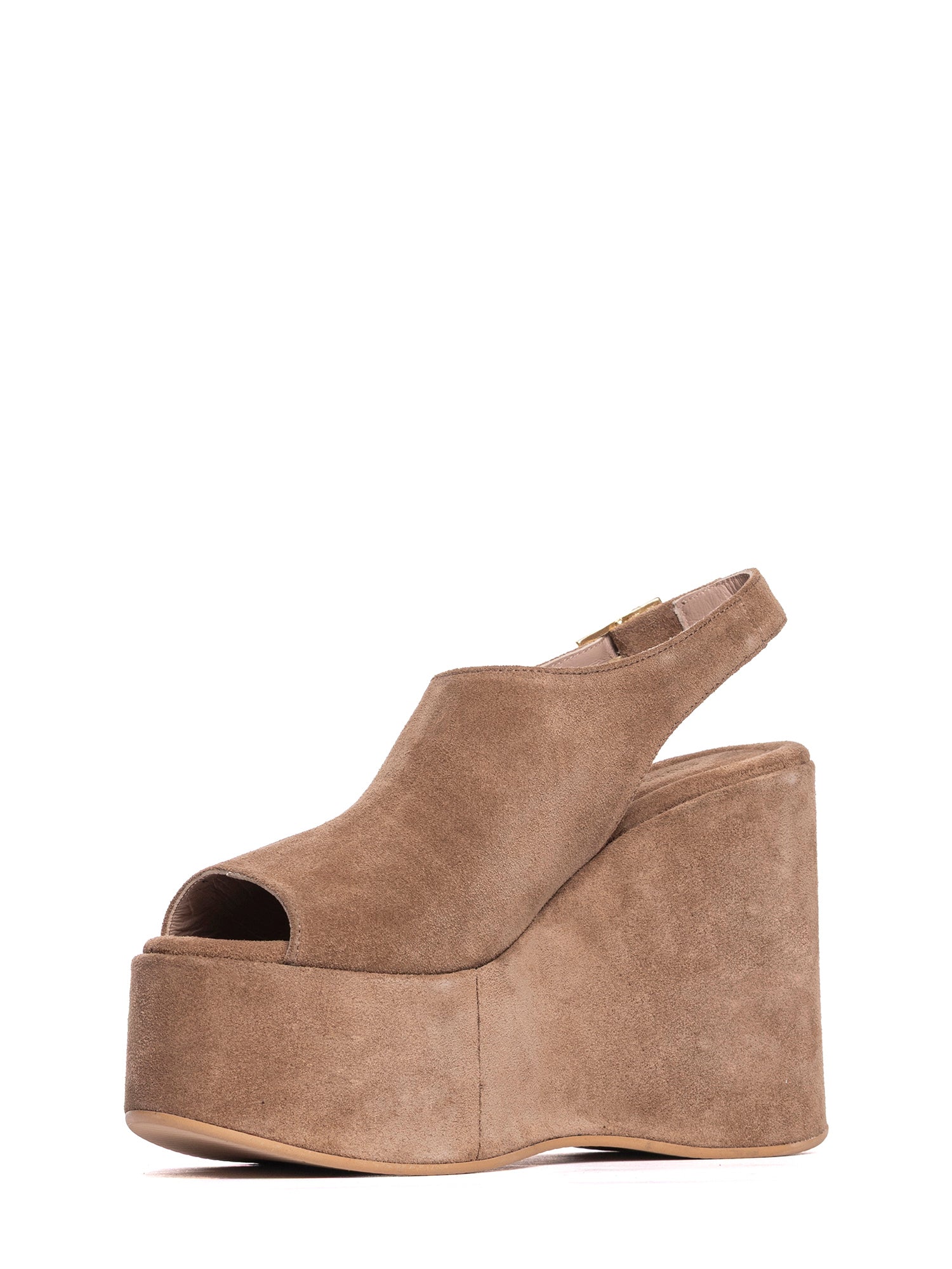 Zeppe in camoscio cappuccino 2952