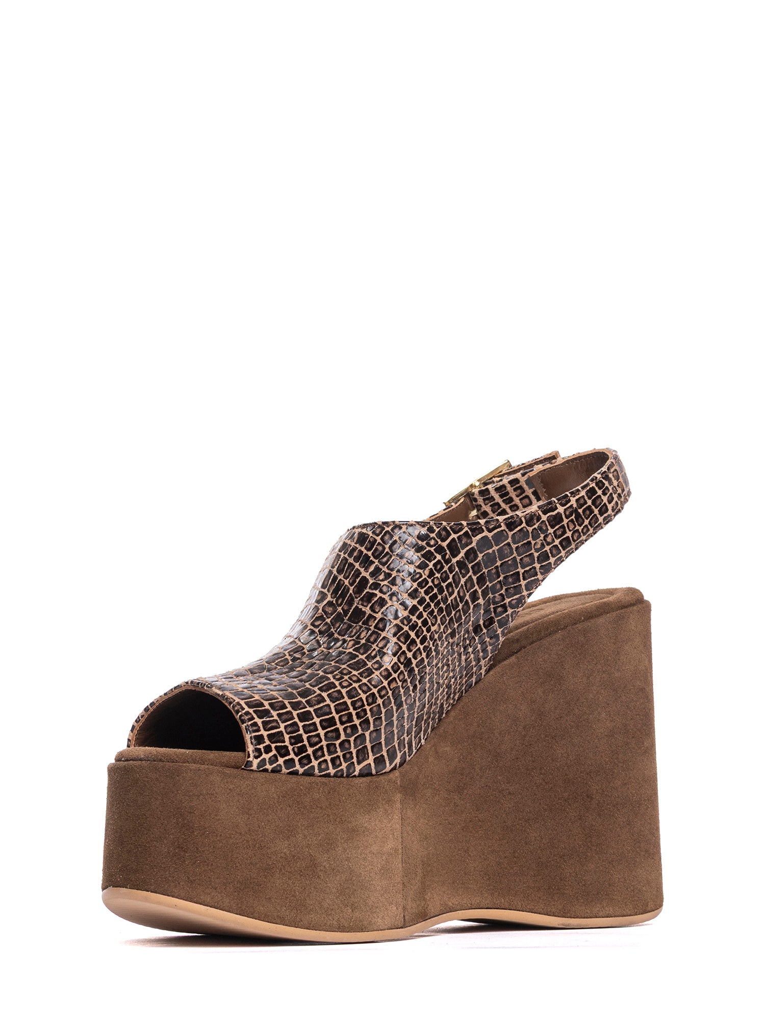 Antelope Snake Suede Wedges 2952