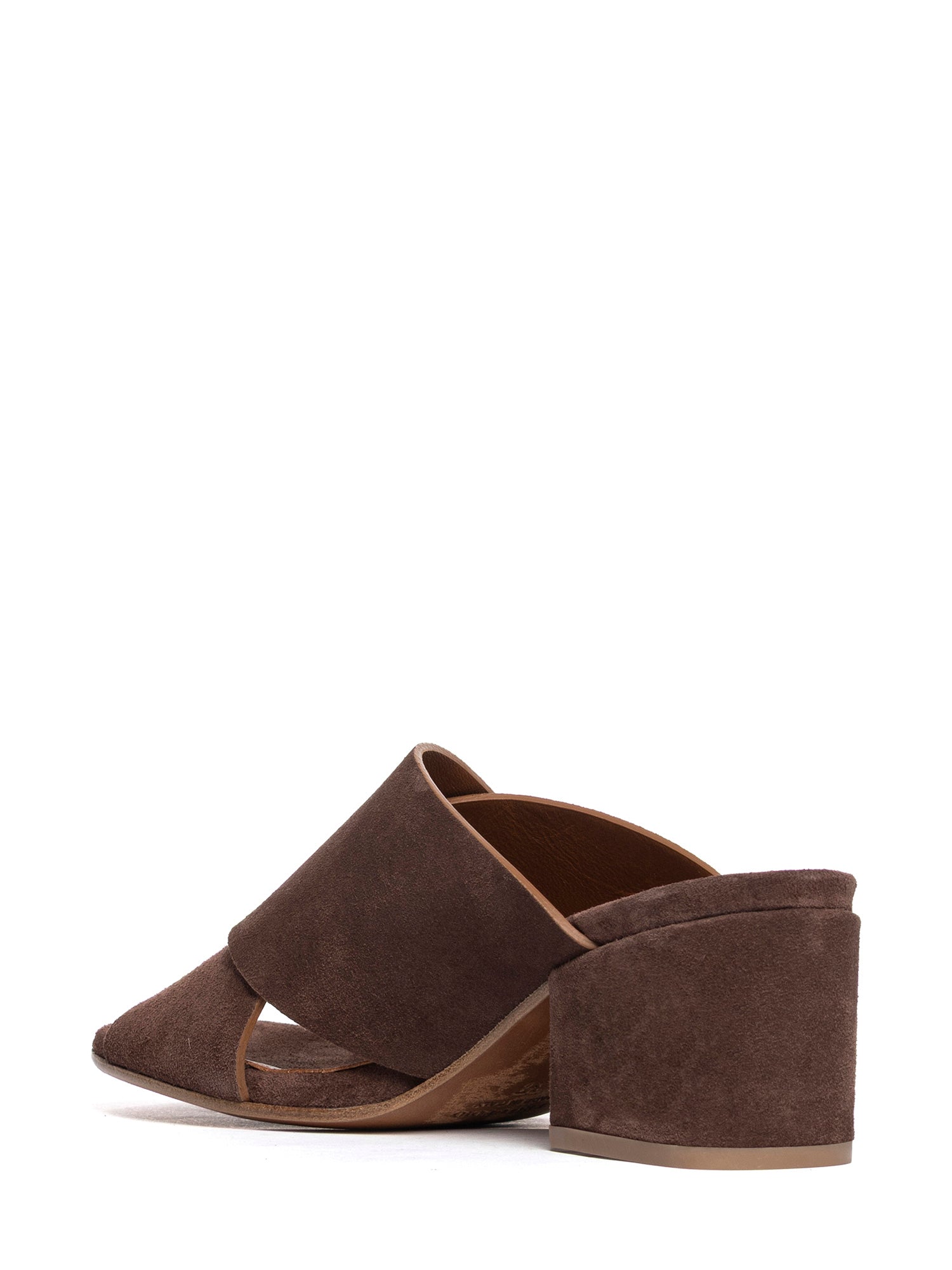 Dark Brown Suede Sandals 2968
