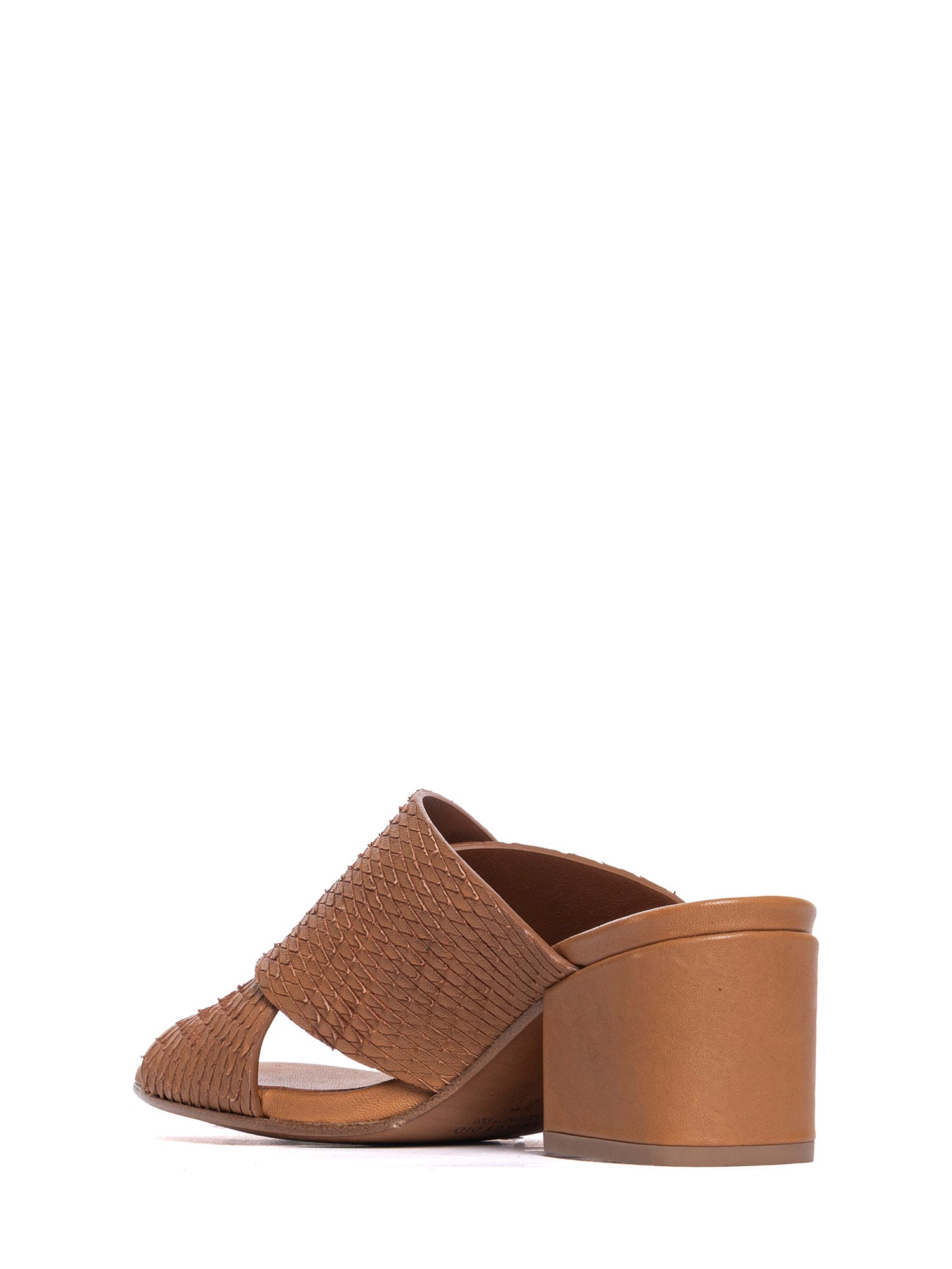 Sandali in vitello cuoio lavorato 2968