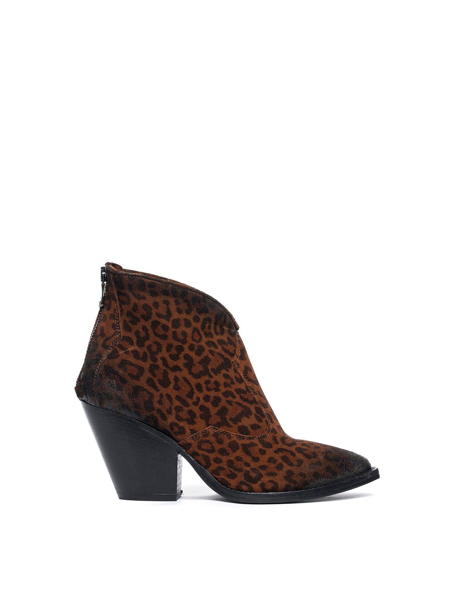 Tronchetti texani in camoscio leopard 2066