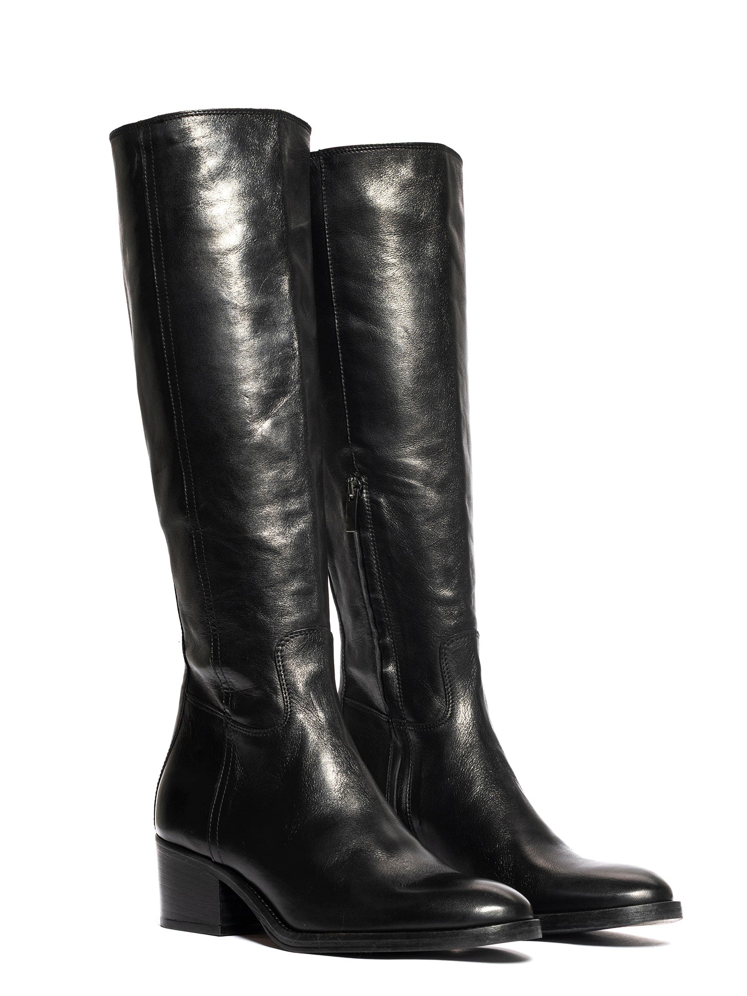 Stivali in vitello nero 2125