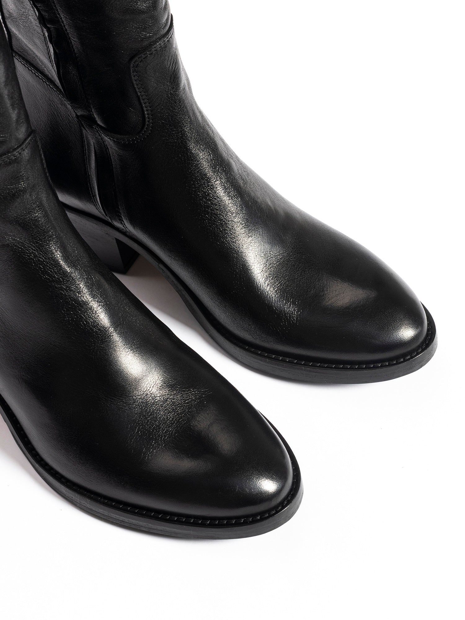 Stivali in vitello nero 2125