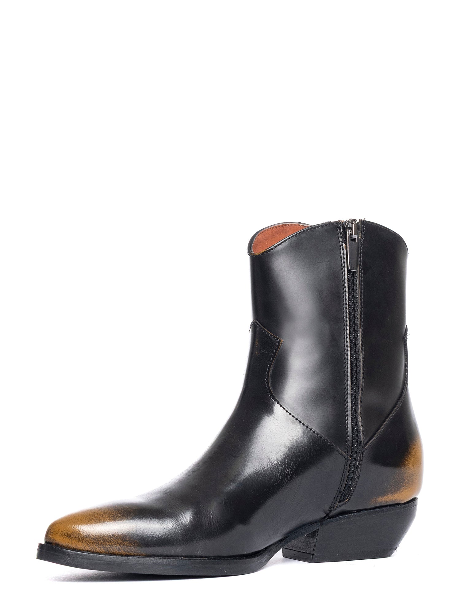 Tronchetti texani in vitello asport oro 2848