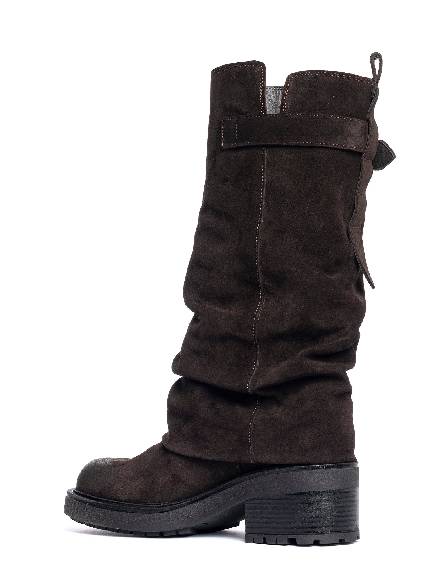 Biker in camoscio testa di moro 2828