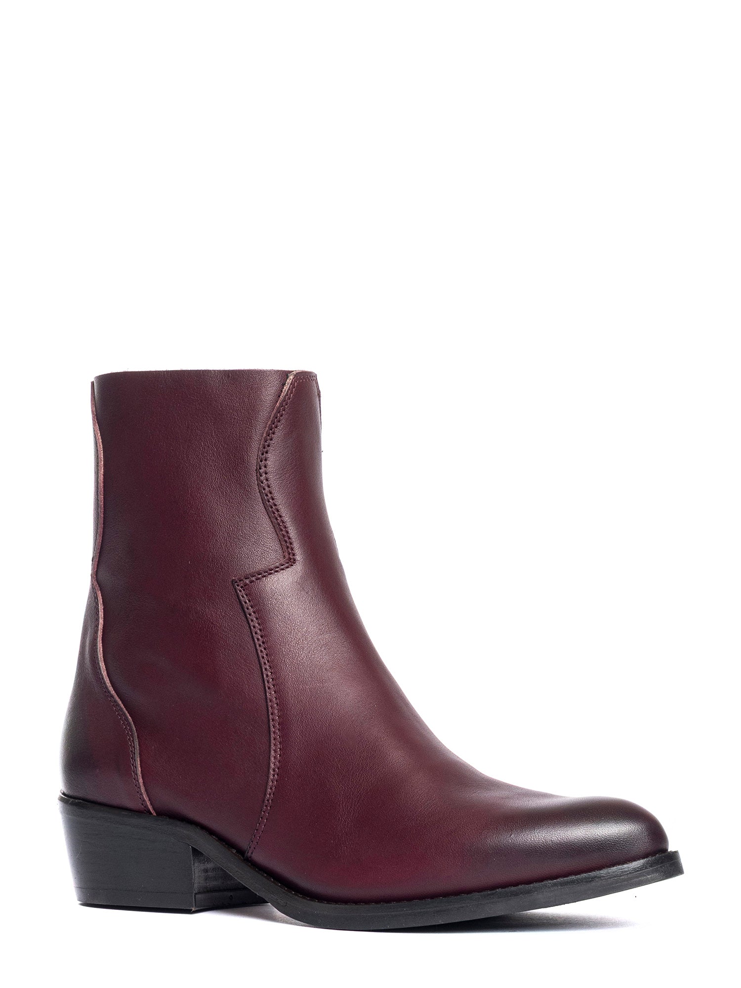 Tronchetti texani in vitello bordeaux 2835