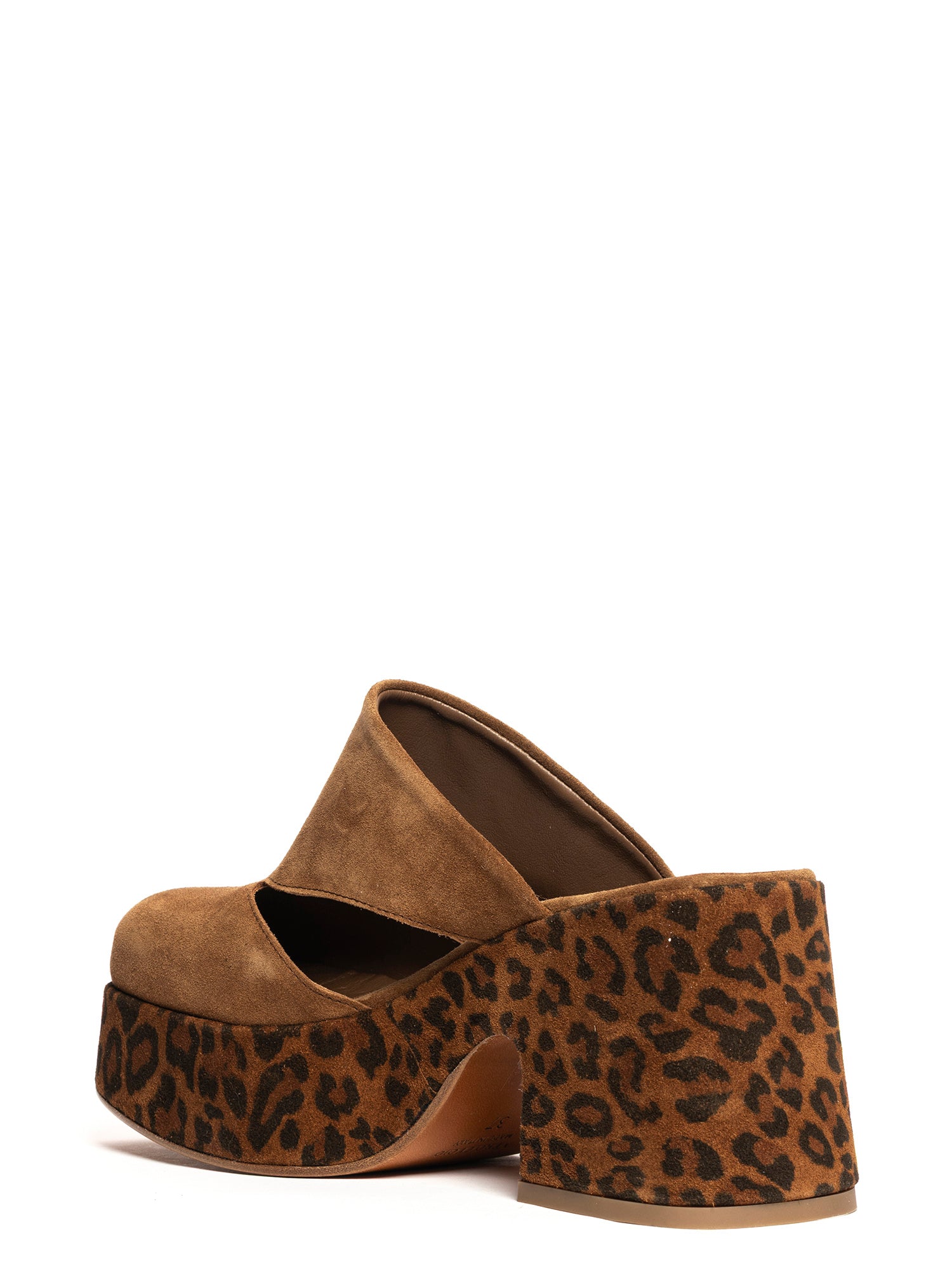 Zeppe in camoscio whiskey e leopard 2749