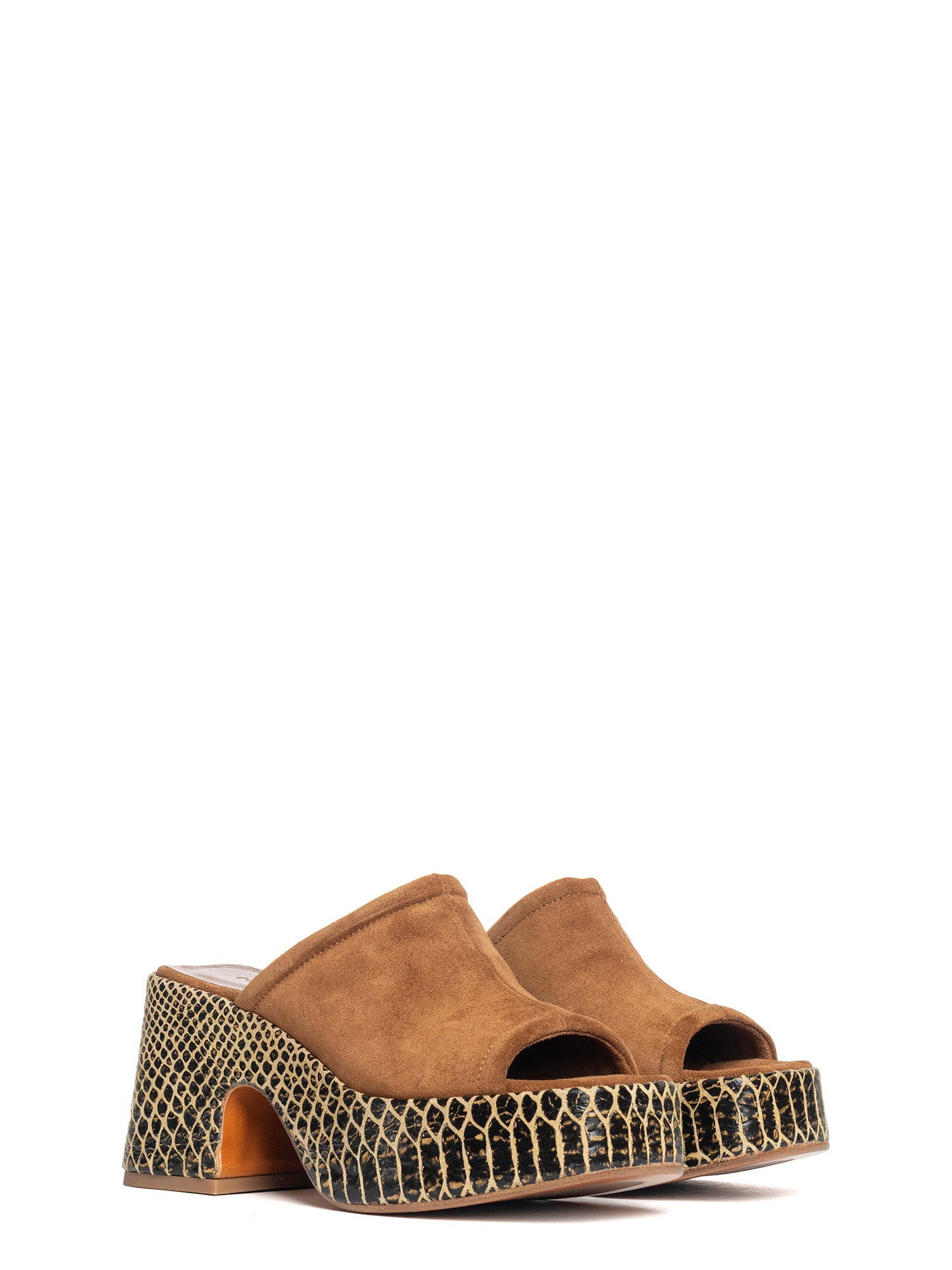 Zeppe in camoscio whiskey 2471