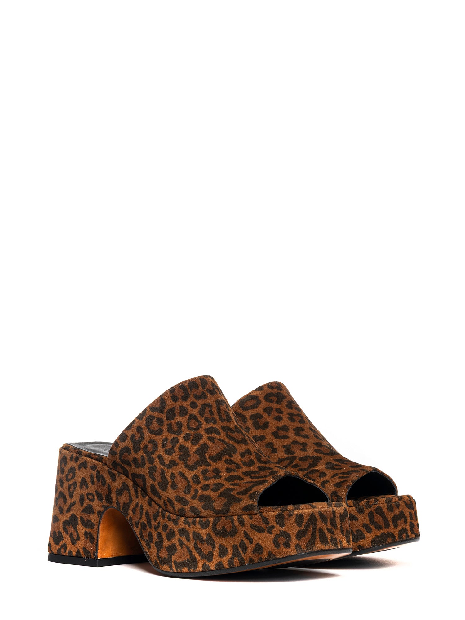 Zeppe in camoscio leopard 2471