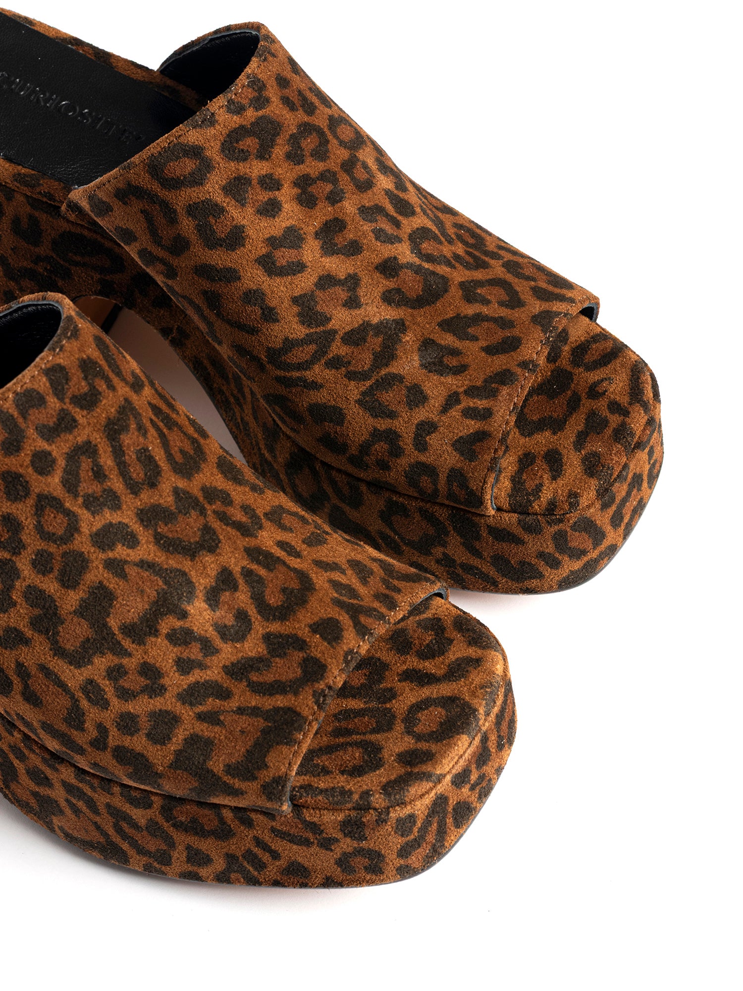 Zeppe in camoscio leopard 2471