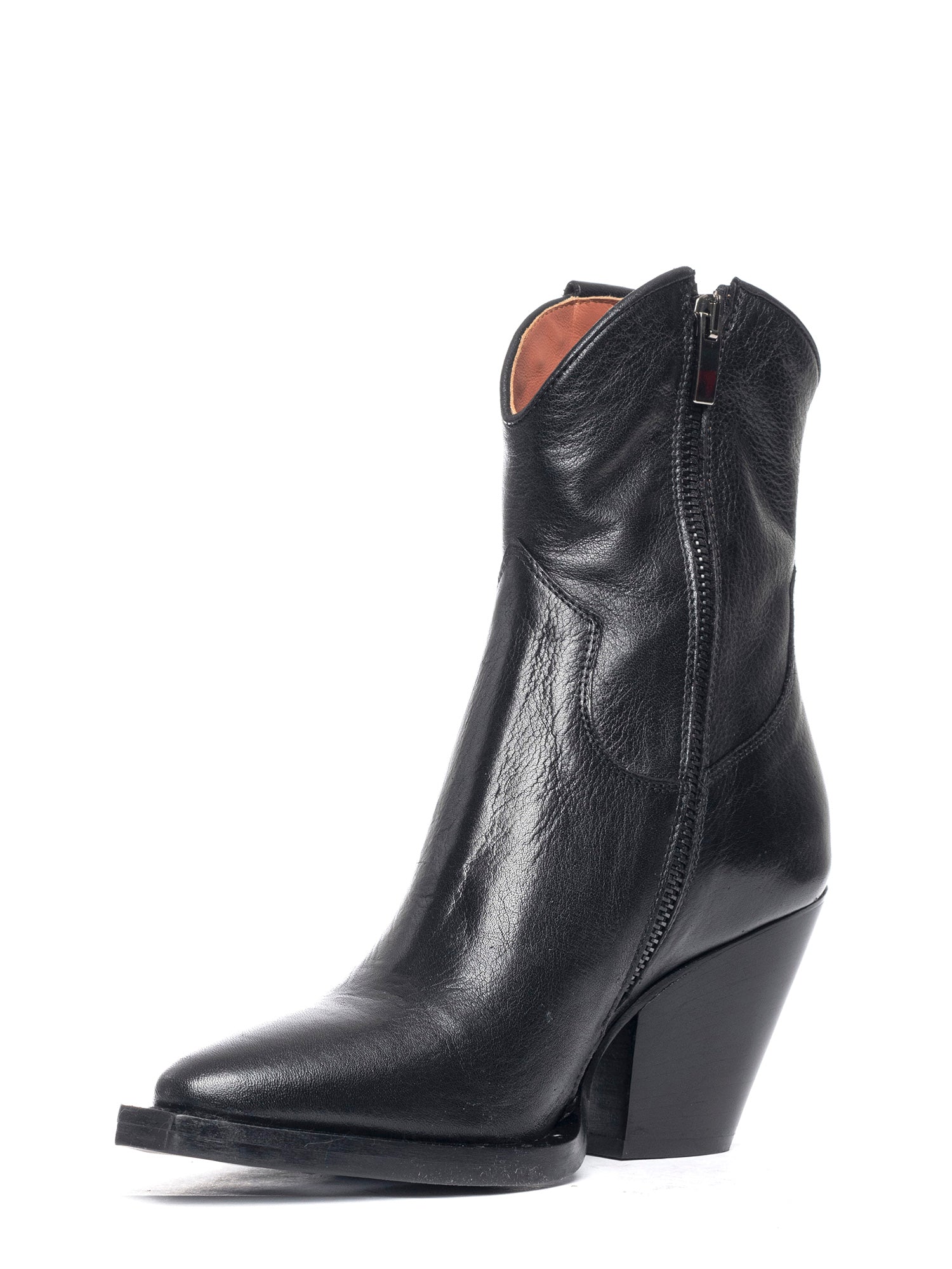 Tronchetti texani in vitello nero TX1