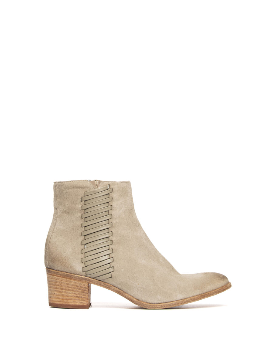 Tronchetti in camoscio beige 2725