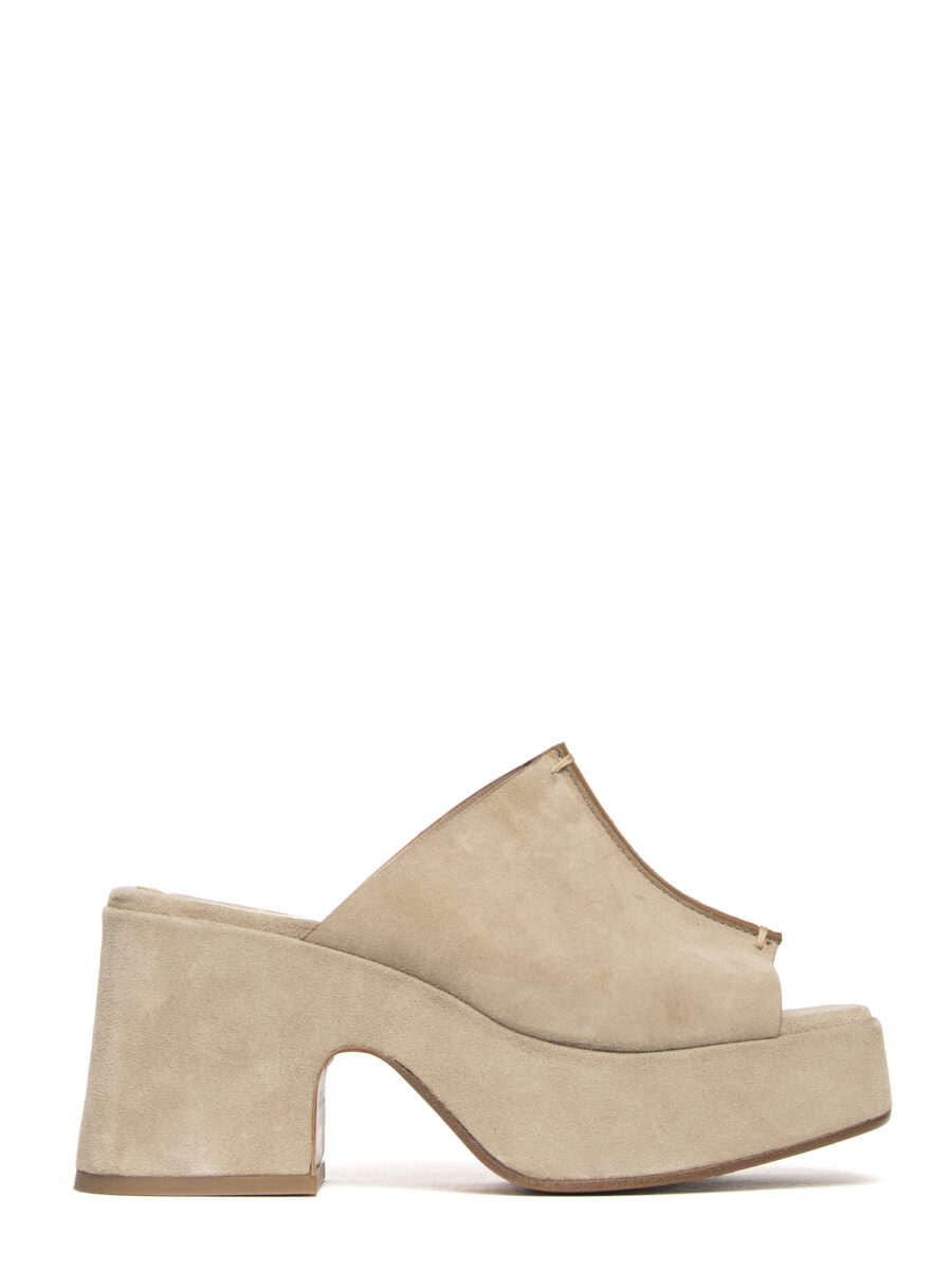 Zeppe in camoscio beige 2752