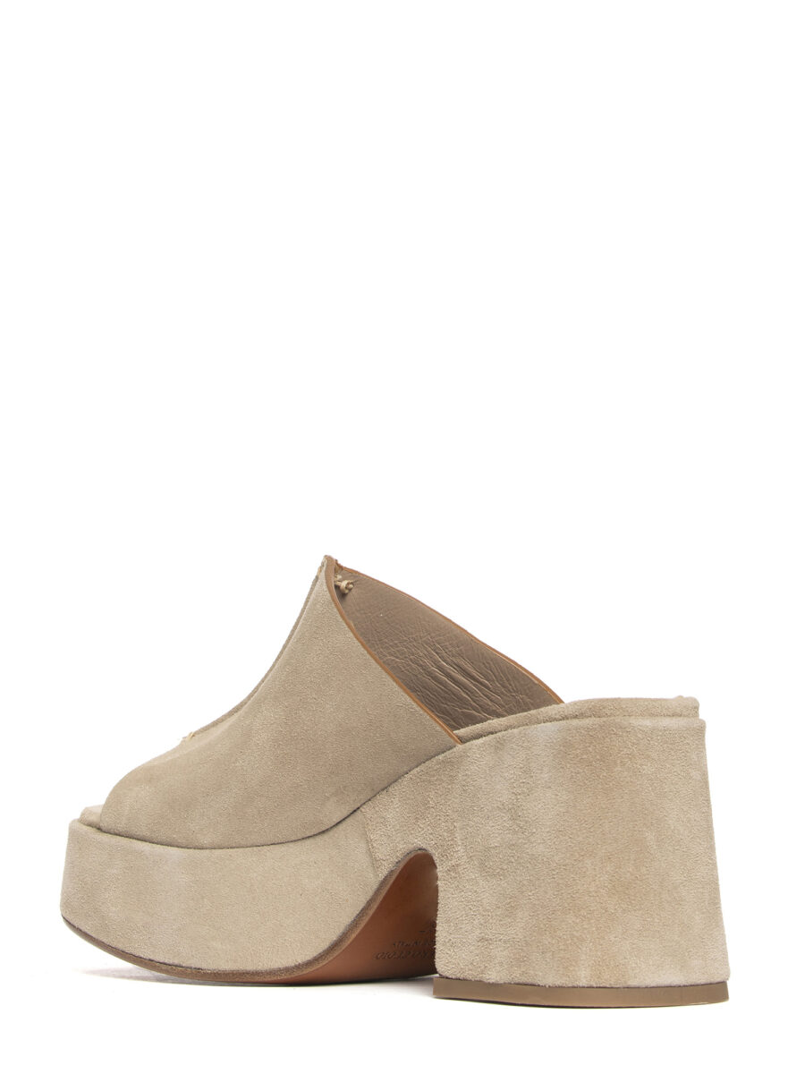 Zeppe in camoscio beige 2752 - Image 4